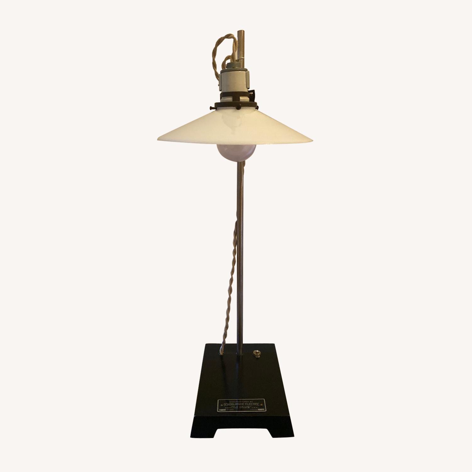 Schoolhouse Electric Table Lamps w/ Glass Shade AptDeco