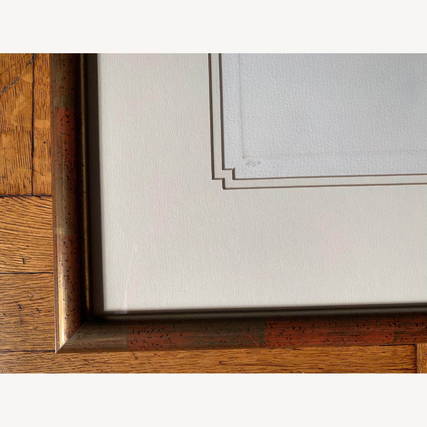 M. H. Flint Flowers Framed Original Etching - image-2