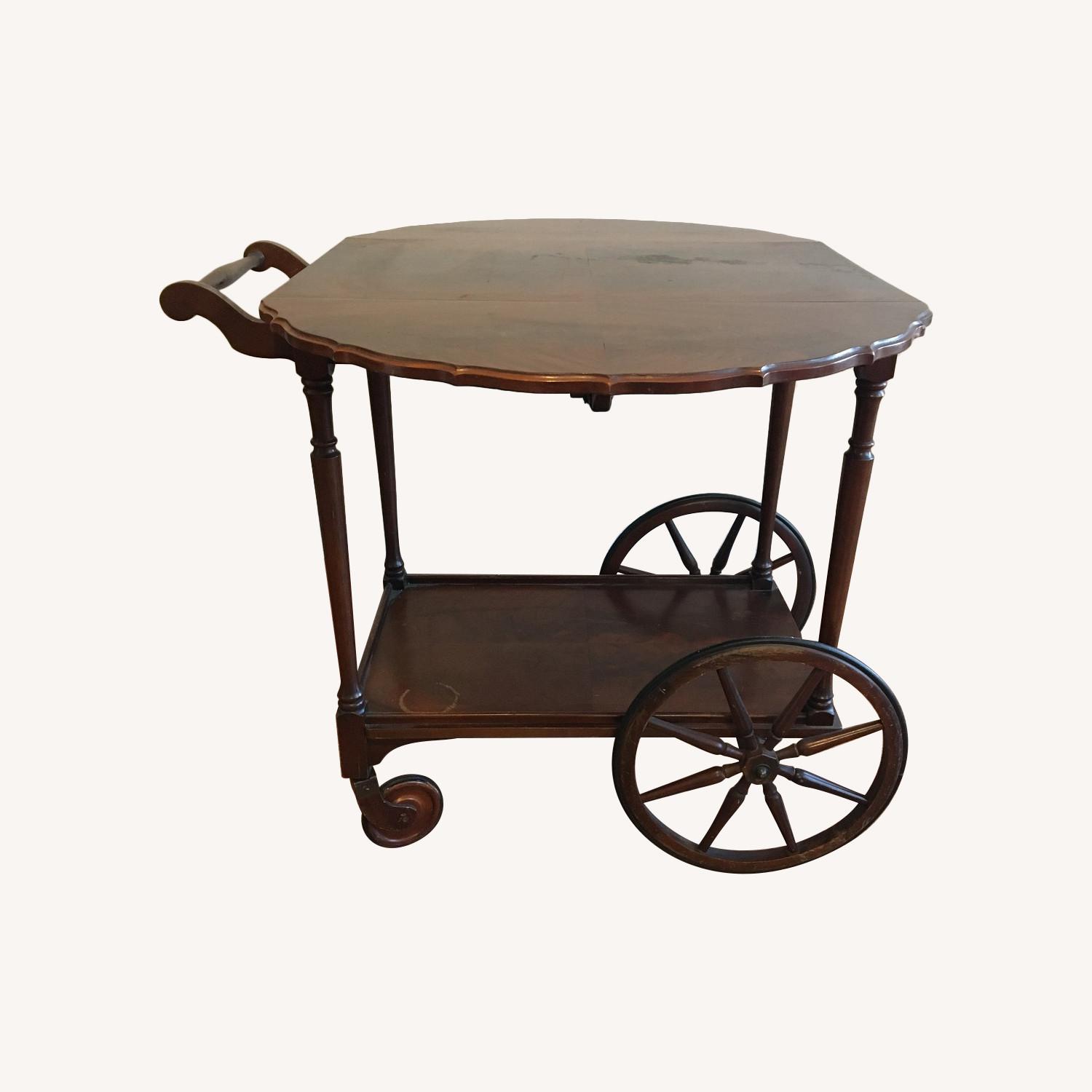 J B Van Sciver Co Antique Tea Cart Aptdeco