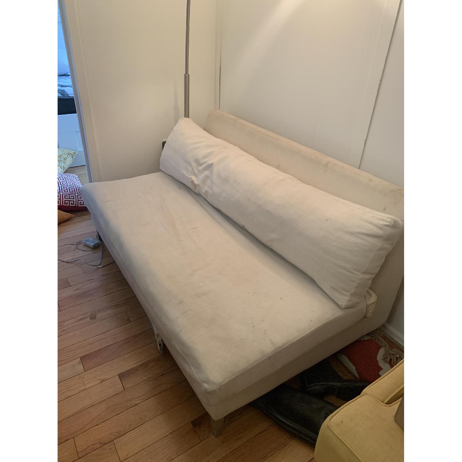 CB2 Cream Piazza Apartment Sofa - image-5