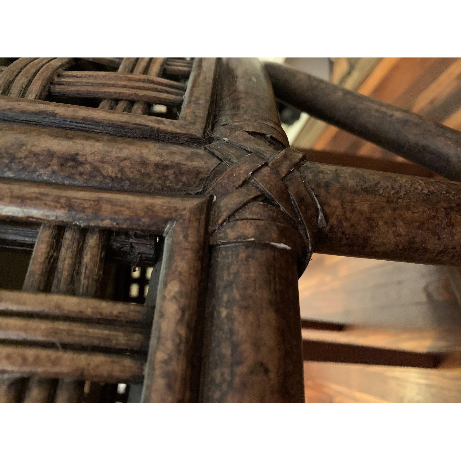 Glass Top/Wood Base Dining Table - image-4