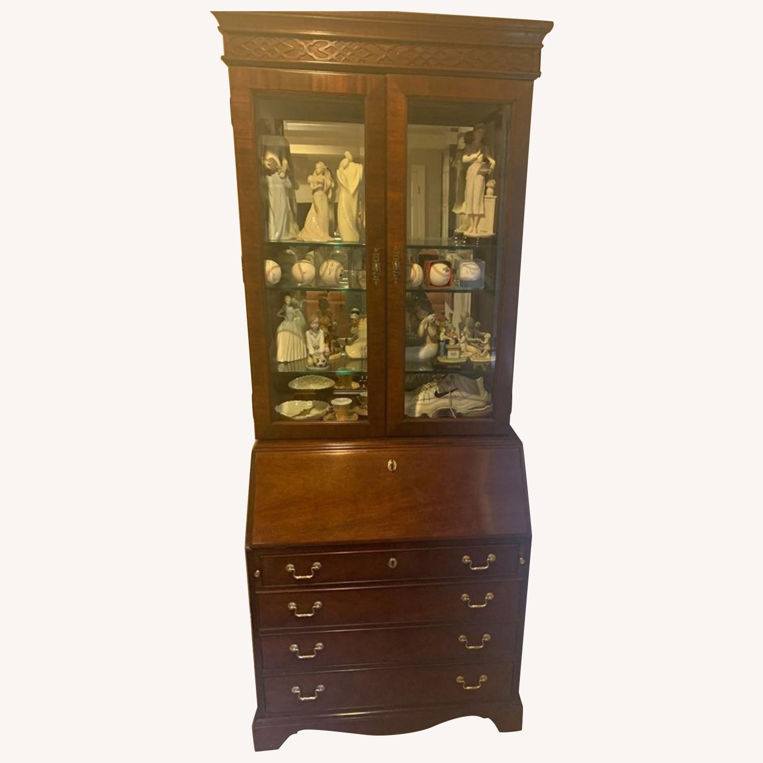 Thomasville Secretary w/ Glass Doors - image-0