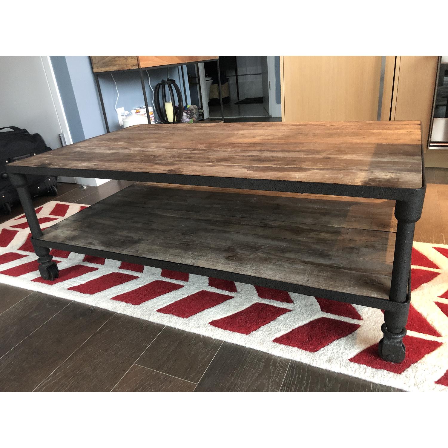 Restoration Hardware Dutch Industrial Coffee Table - image-6