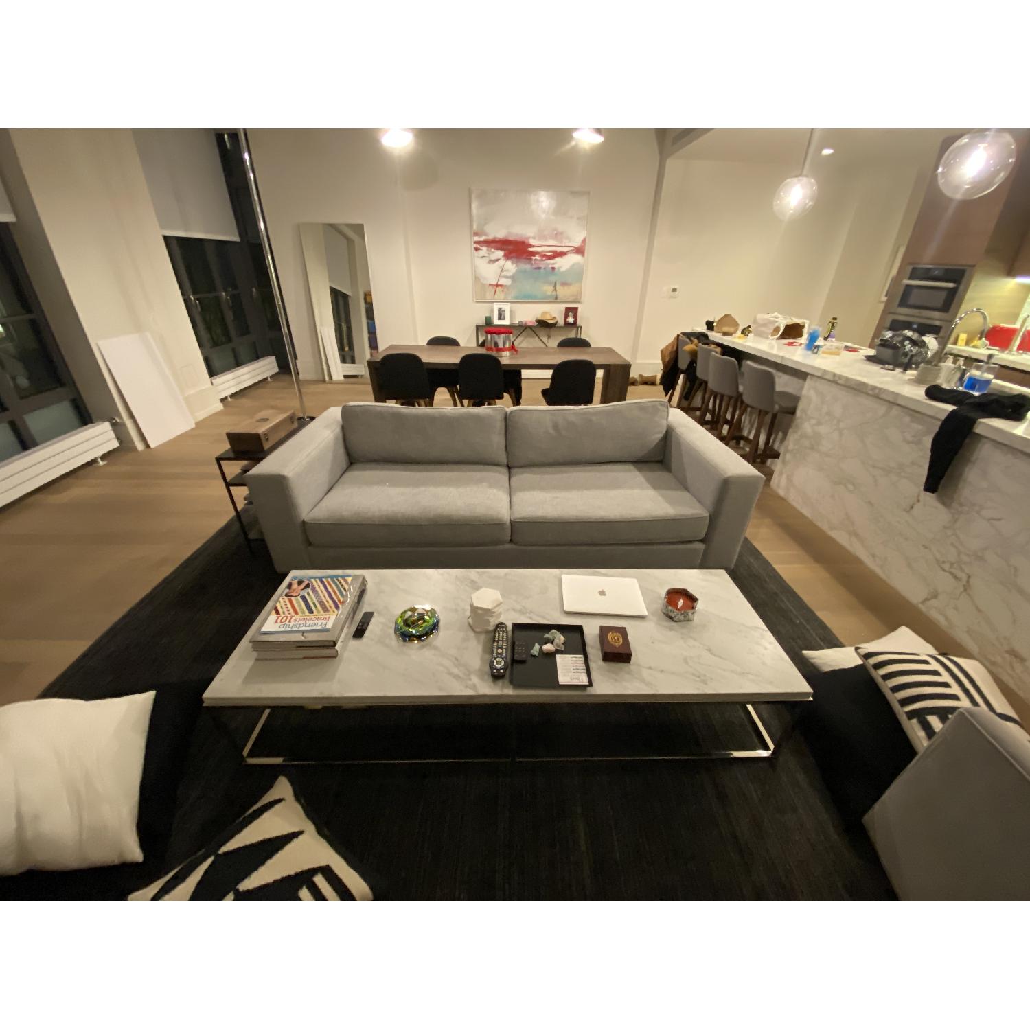 Restoration Hardware Marble Coffee Table - image-4