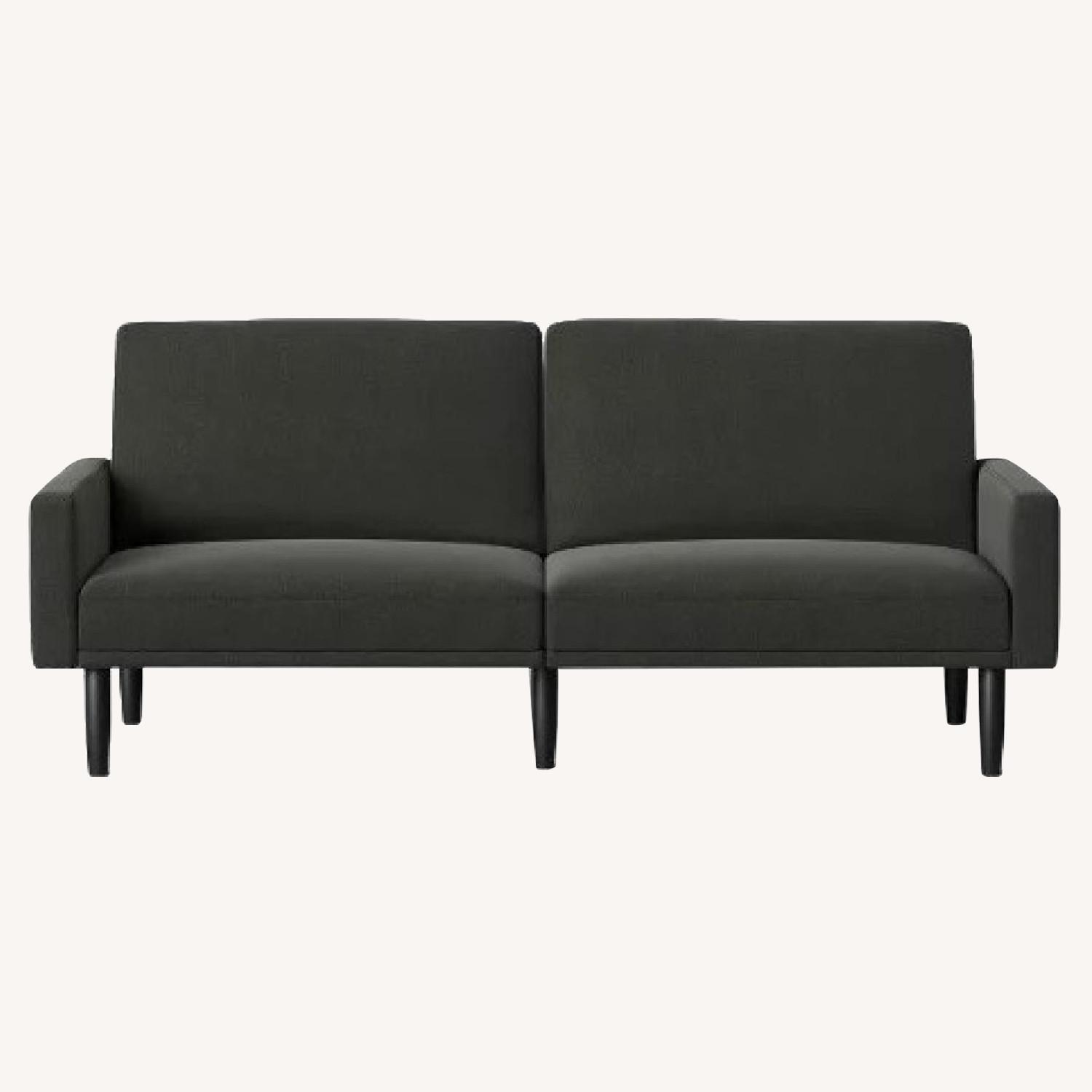 Target Dark Grey Futon Aptdeco