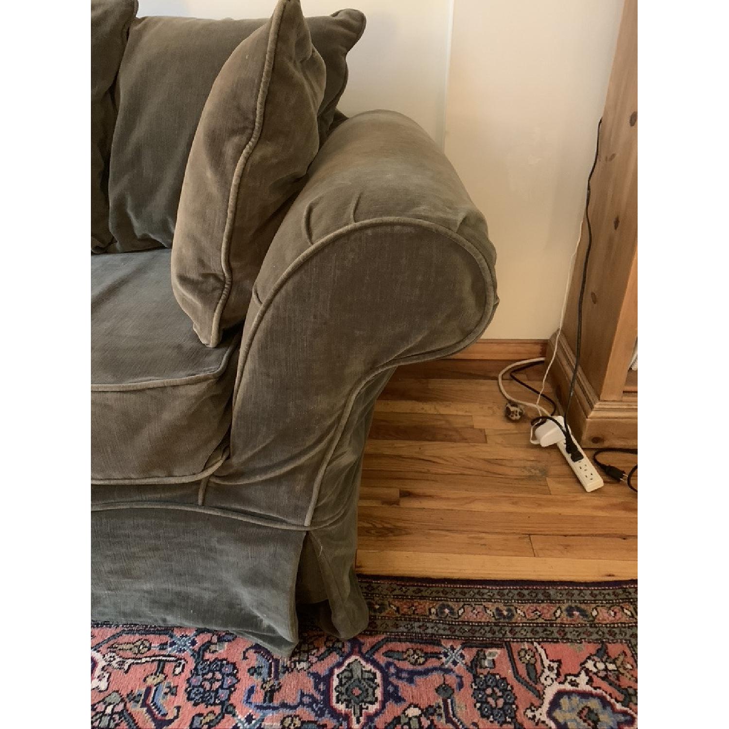 Pottery Barn Charleston Velvet Grand Sofa - image-3