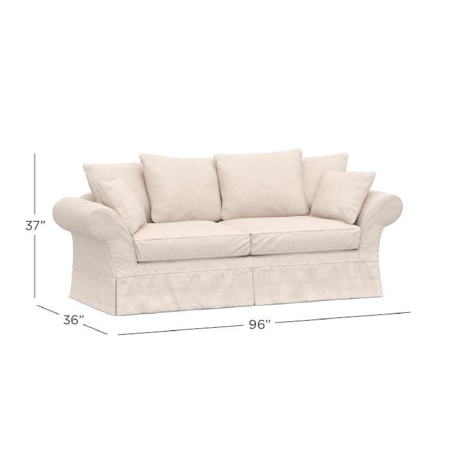 Pottery Barn Charleston Velvet Grand Sofa - image-5