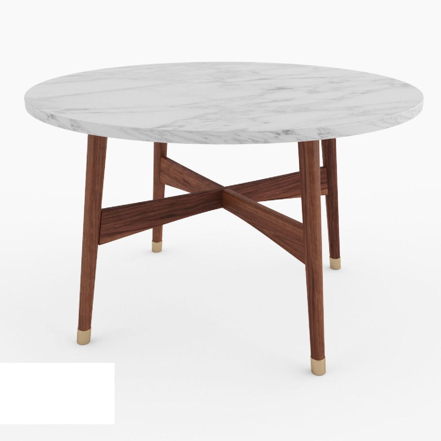 West Elm Reeve Marble Coffee Table - image-5
