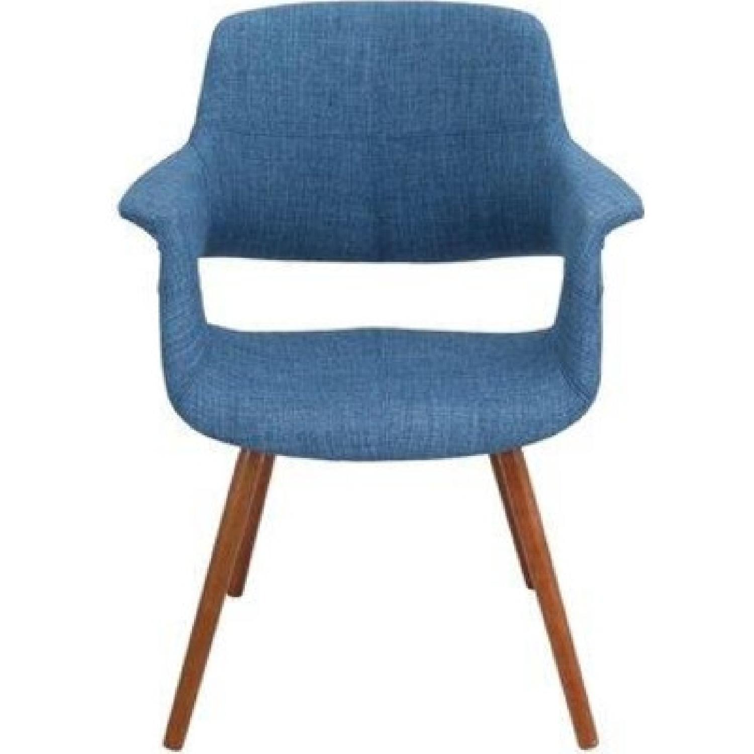 Langley Street Frederick Blue Upholstered Dining Chair Aptdeco
