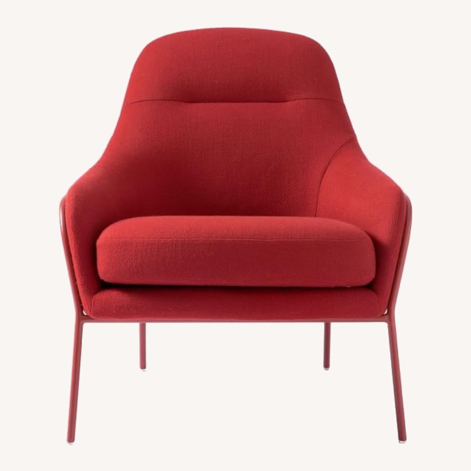 Wes Elm Valentina Upholstered Wireframe Chair - AptDeco