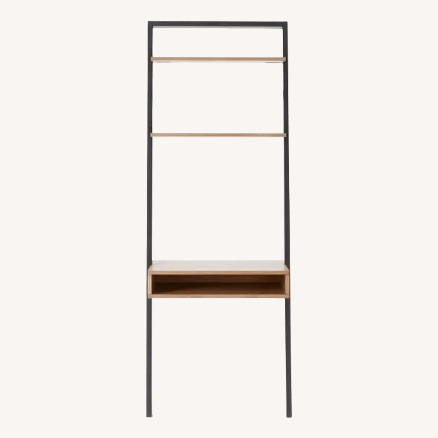 West Elm Ladder Shelf Desk - image-0