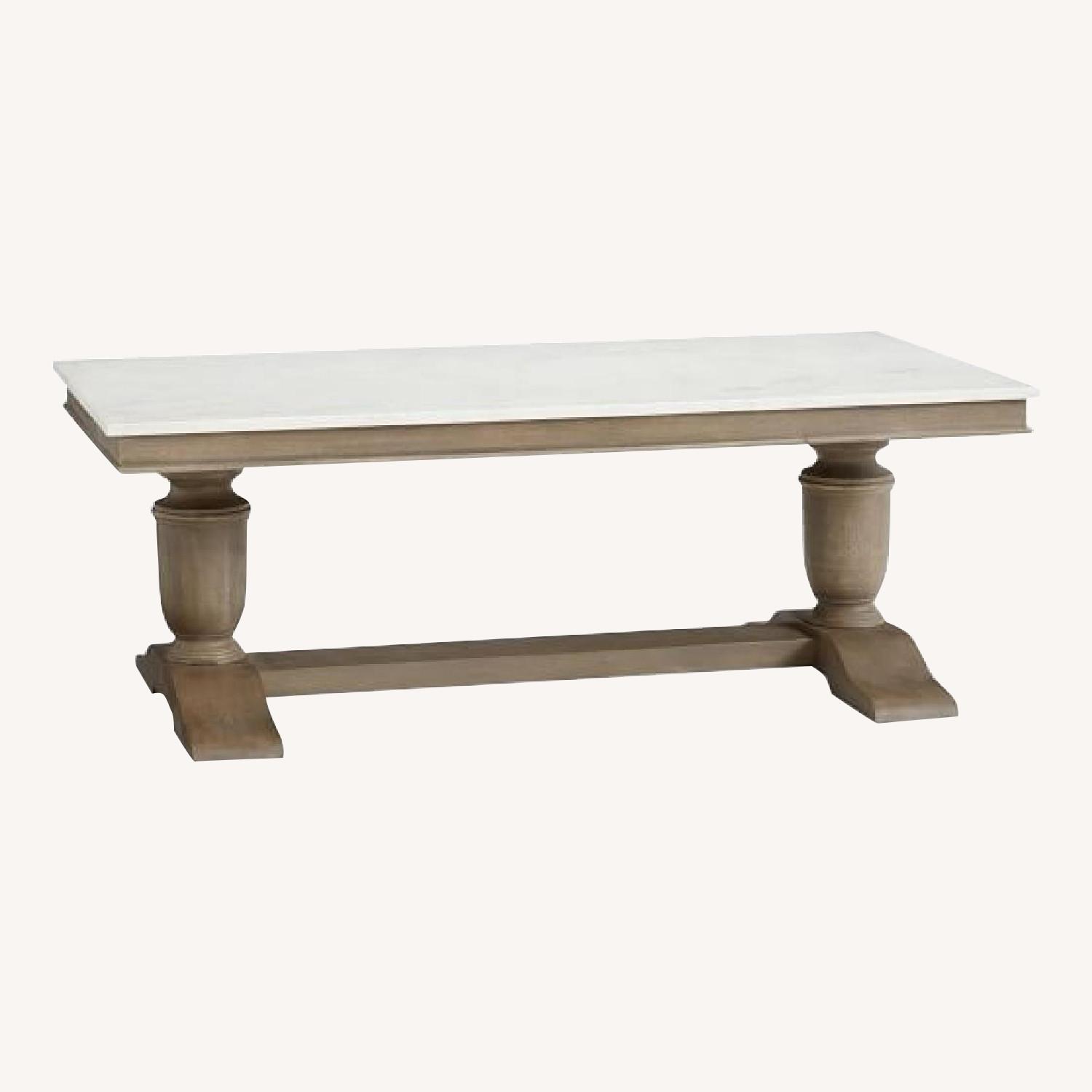 Pottery Barn Marble Coffee Table AptDeco