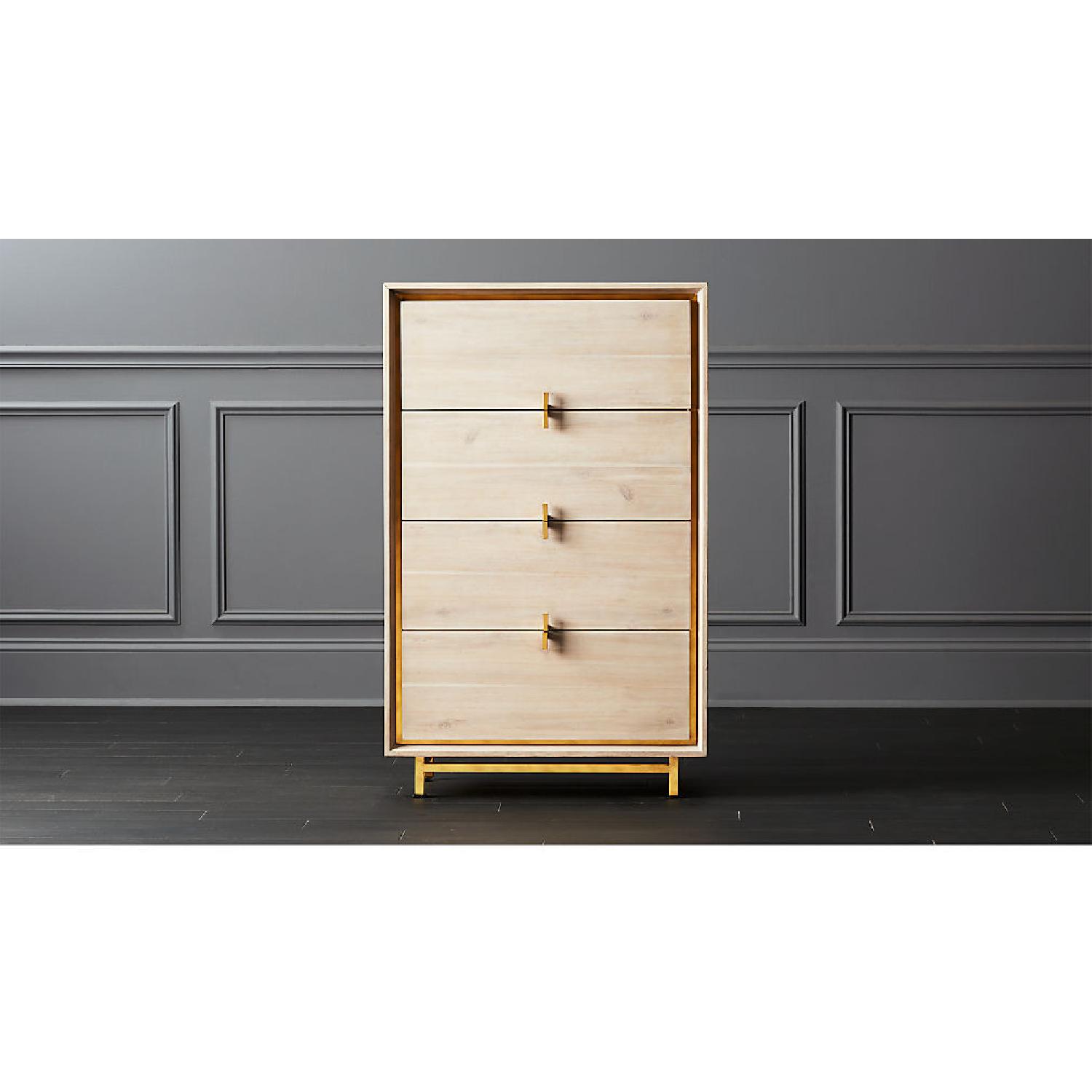 CB2 Lara Acacia Tall Chest - image-11