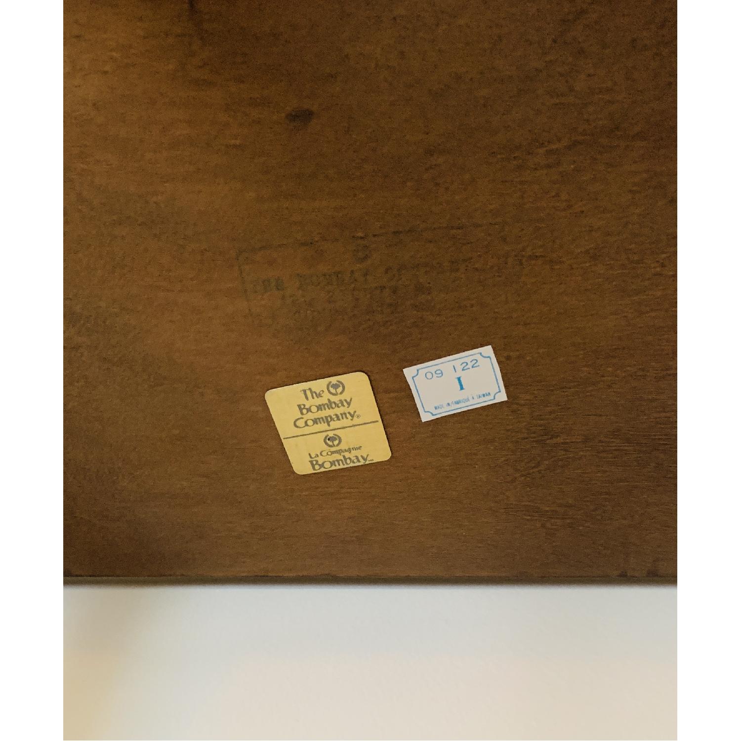 Antique British Colonial Mahogany 3-Tier Wall Shelf/Curio - image-5