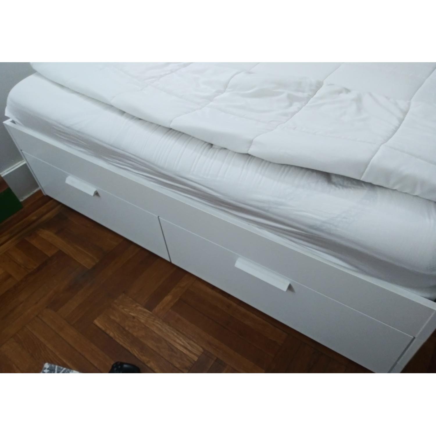 Ikea Brimnes Full Size Storage Bed - image-2