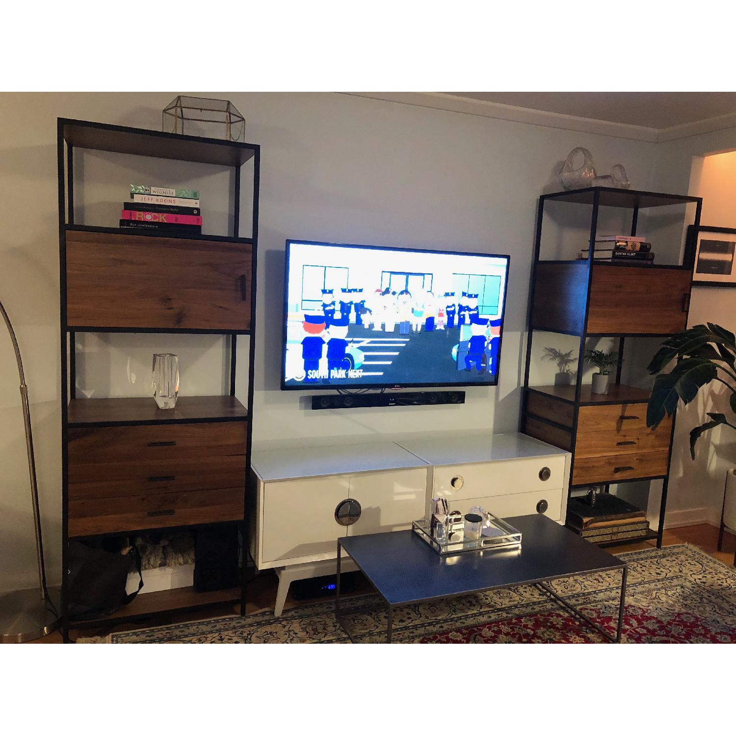 Crate & Barrel Knox Storage Bookshelves - image-1