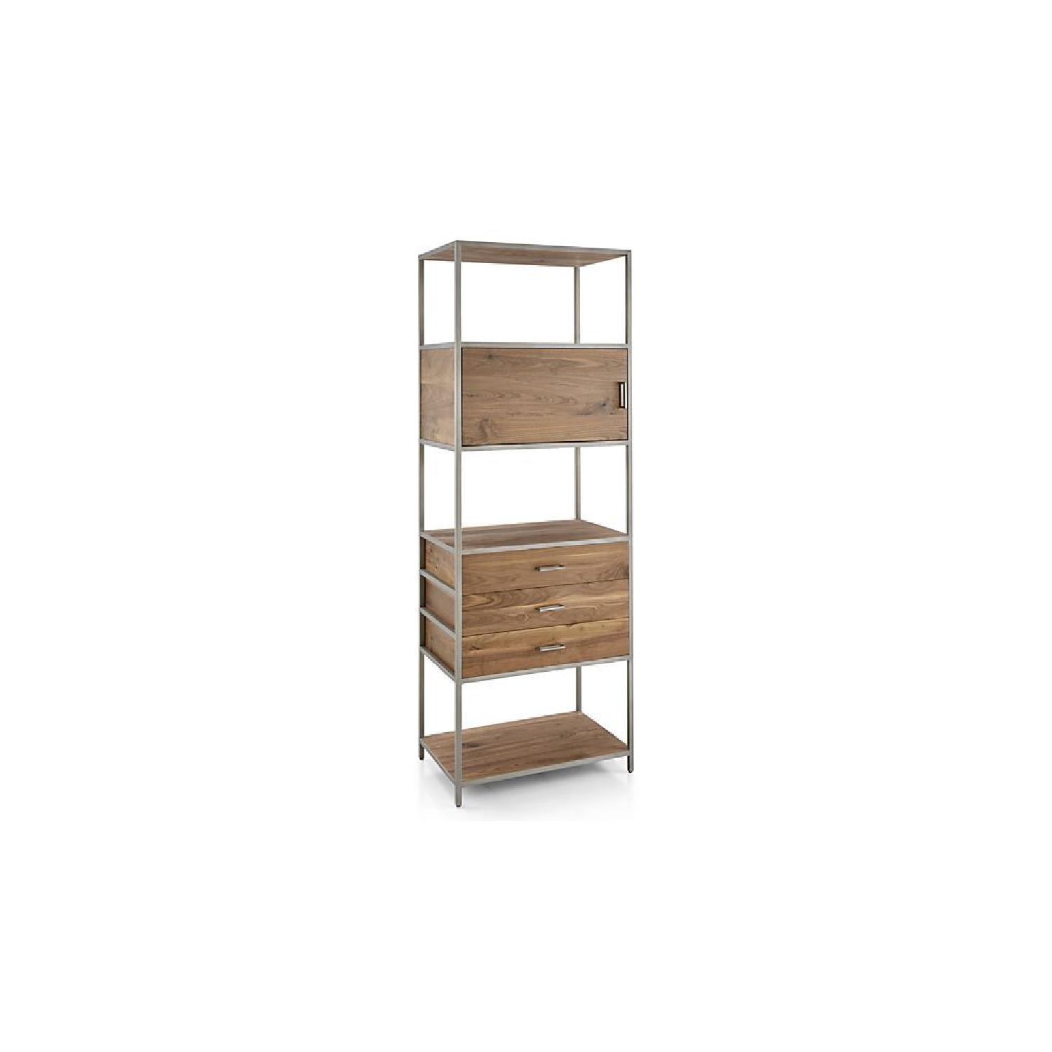 Crate & Barrel Knox Storage Bookshelves - image-0