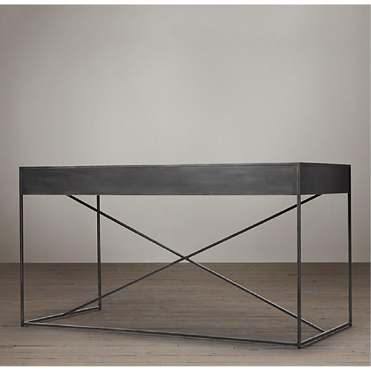 Restoration Hardware Gramercy Mirrored Desk