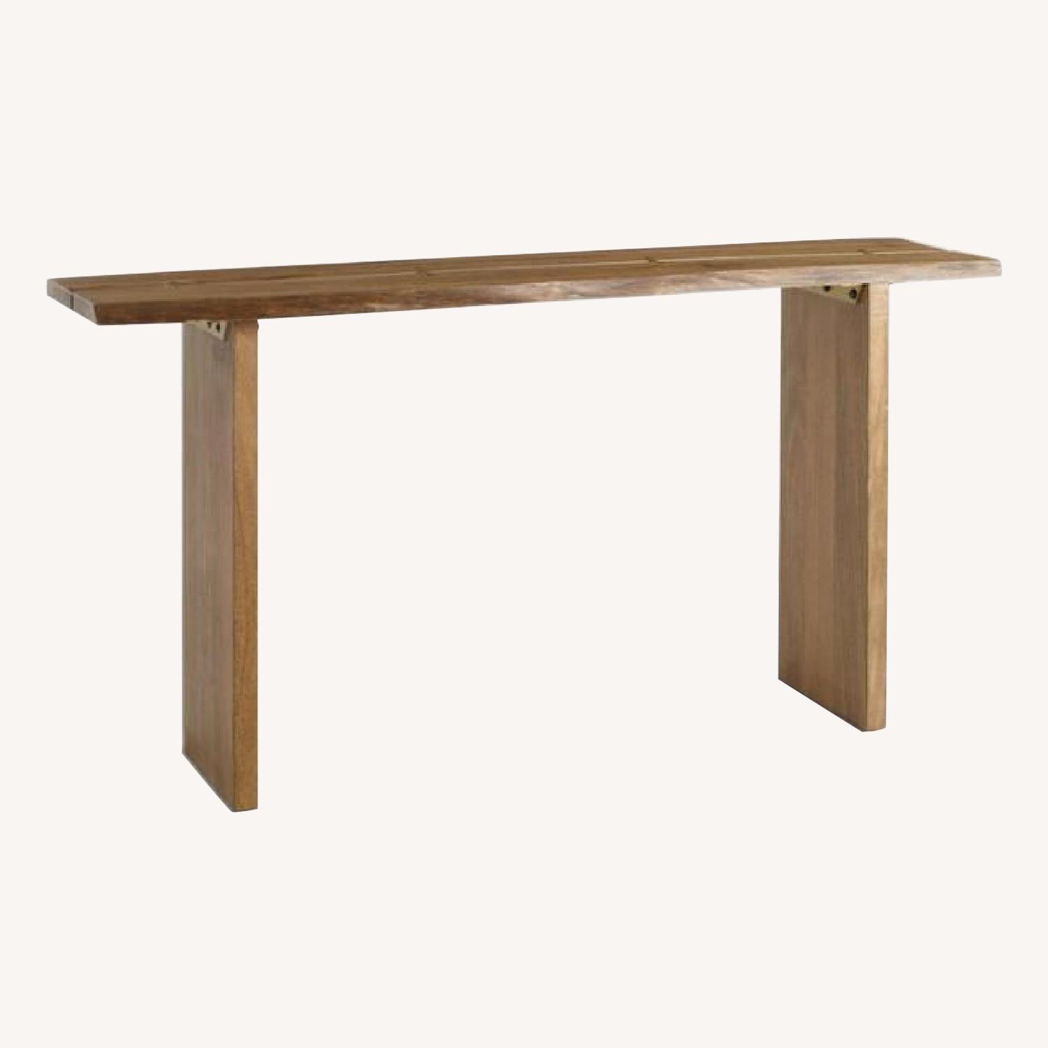 World Market Live Edge Wood Console AptDeco