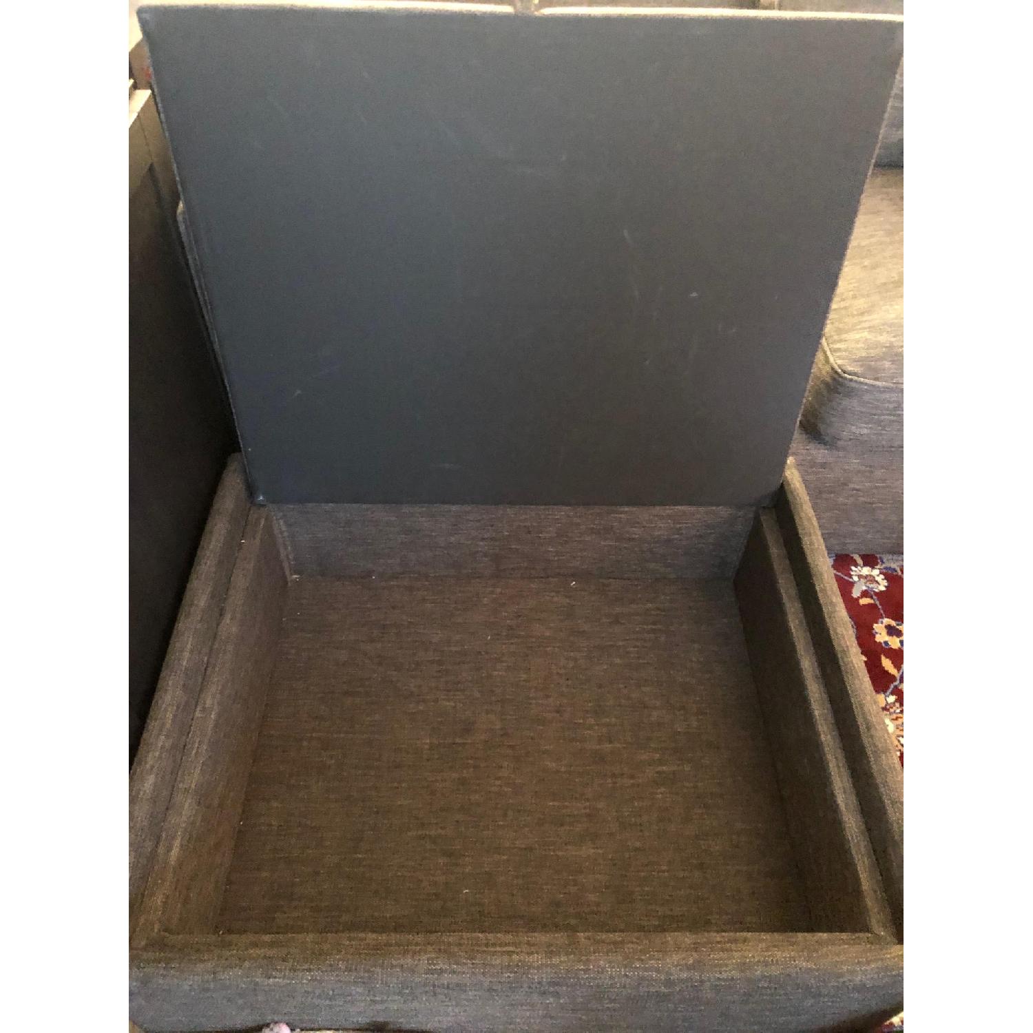 Crate & Barrel Barrett Reversible Sectional Sofa - image-9