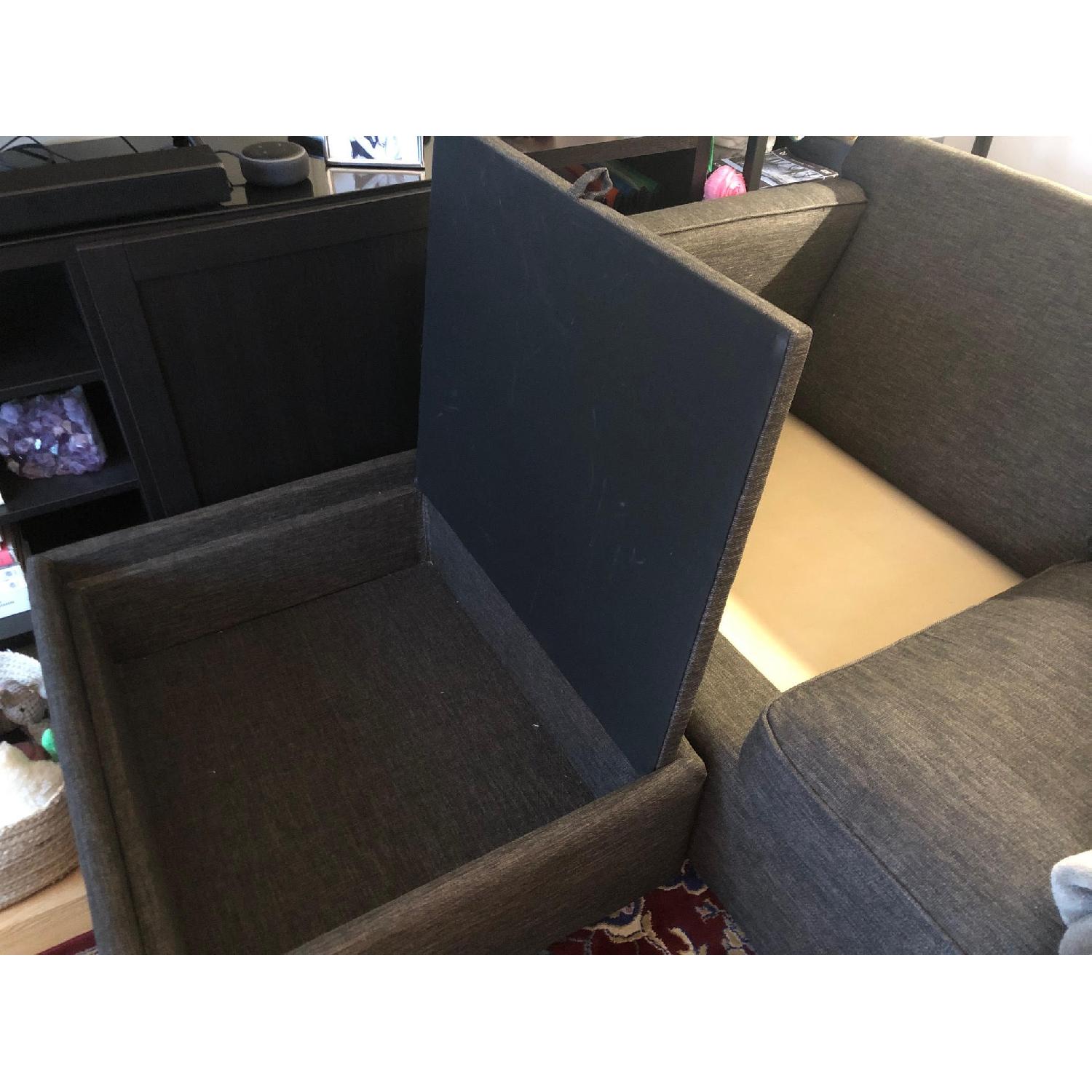 Crate & Barrel Barrett Reversible Sectional Sofa - image-8