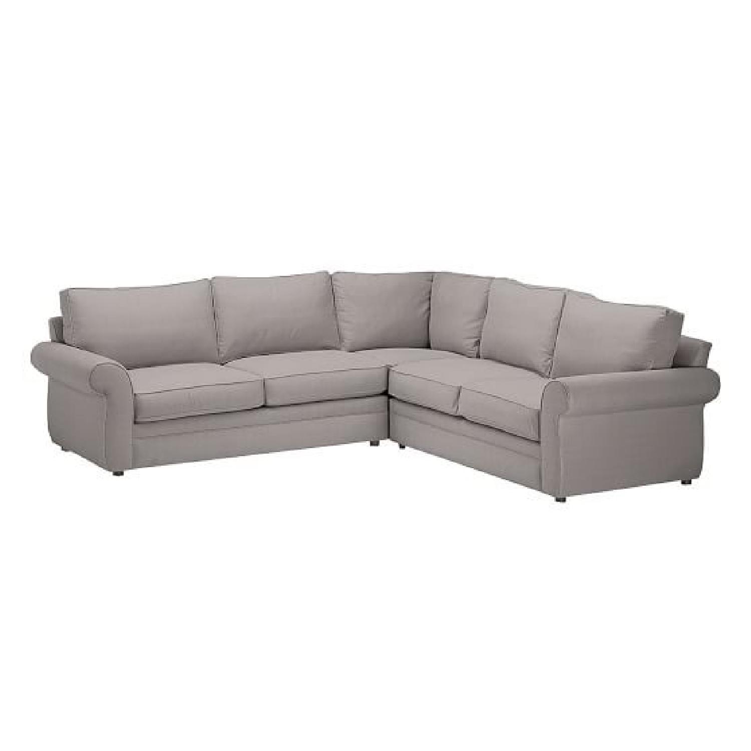 Pottery Barn Pearce Sleeper Sectional Sofa AptDeco