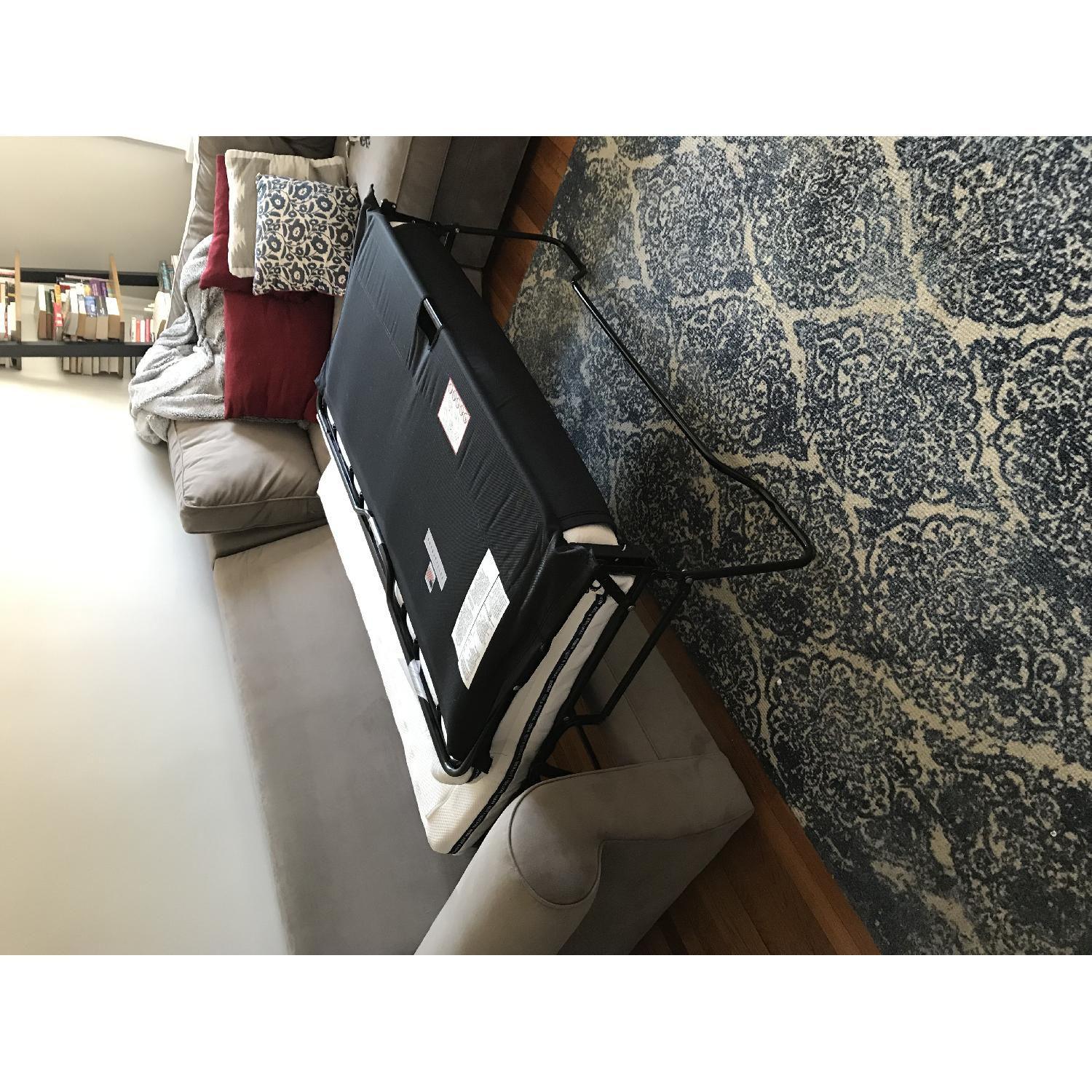 Pottery Barn Pearce Sleeper Sectional Sofa - image-4