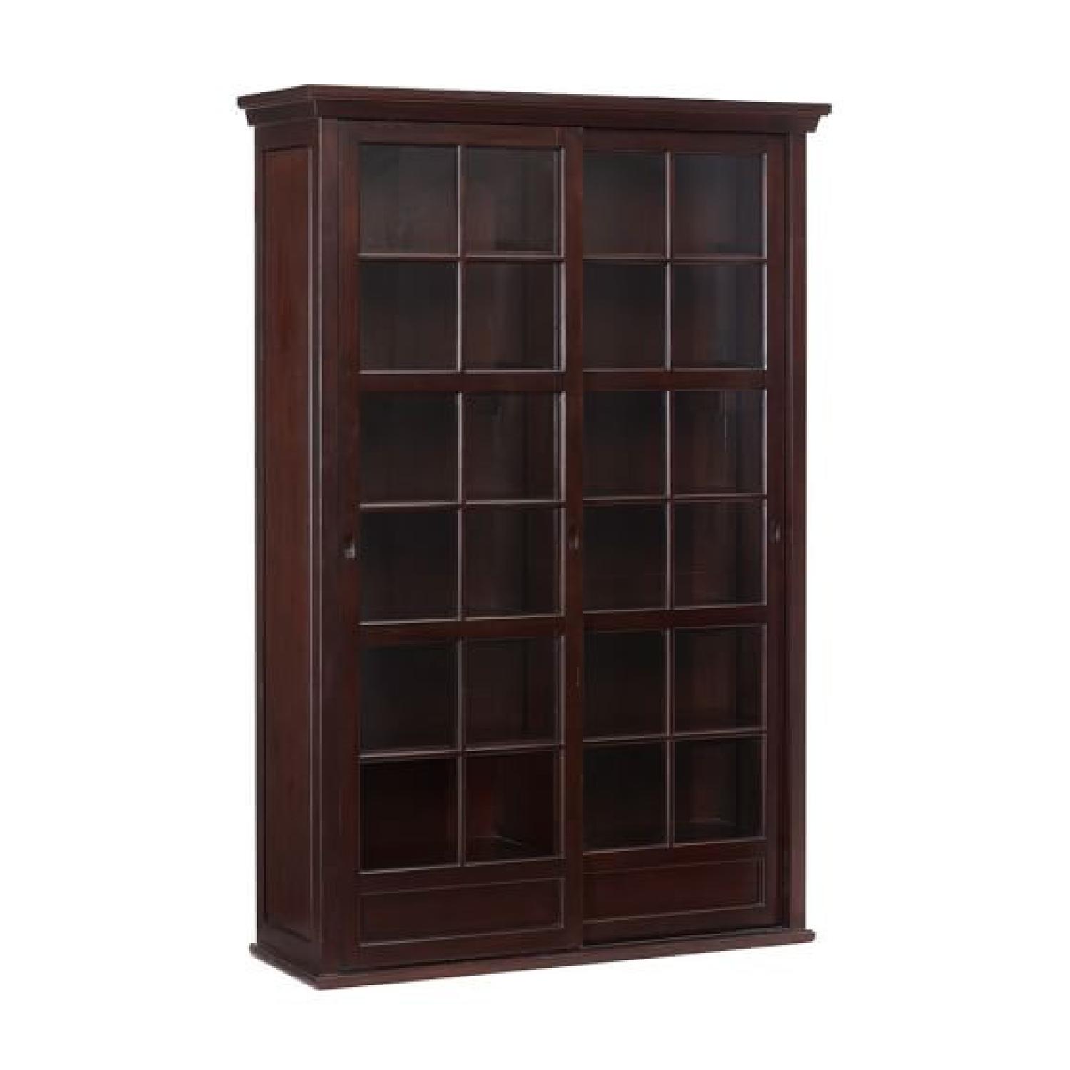 Pottery Barn Dark Brown Garrett Glass AptDeco