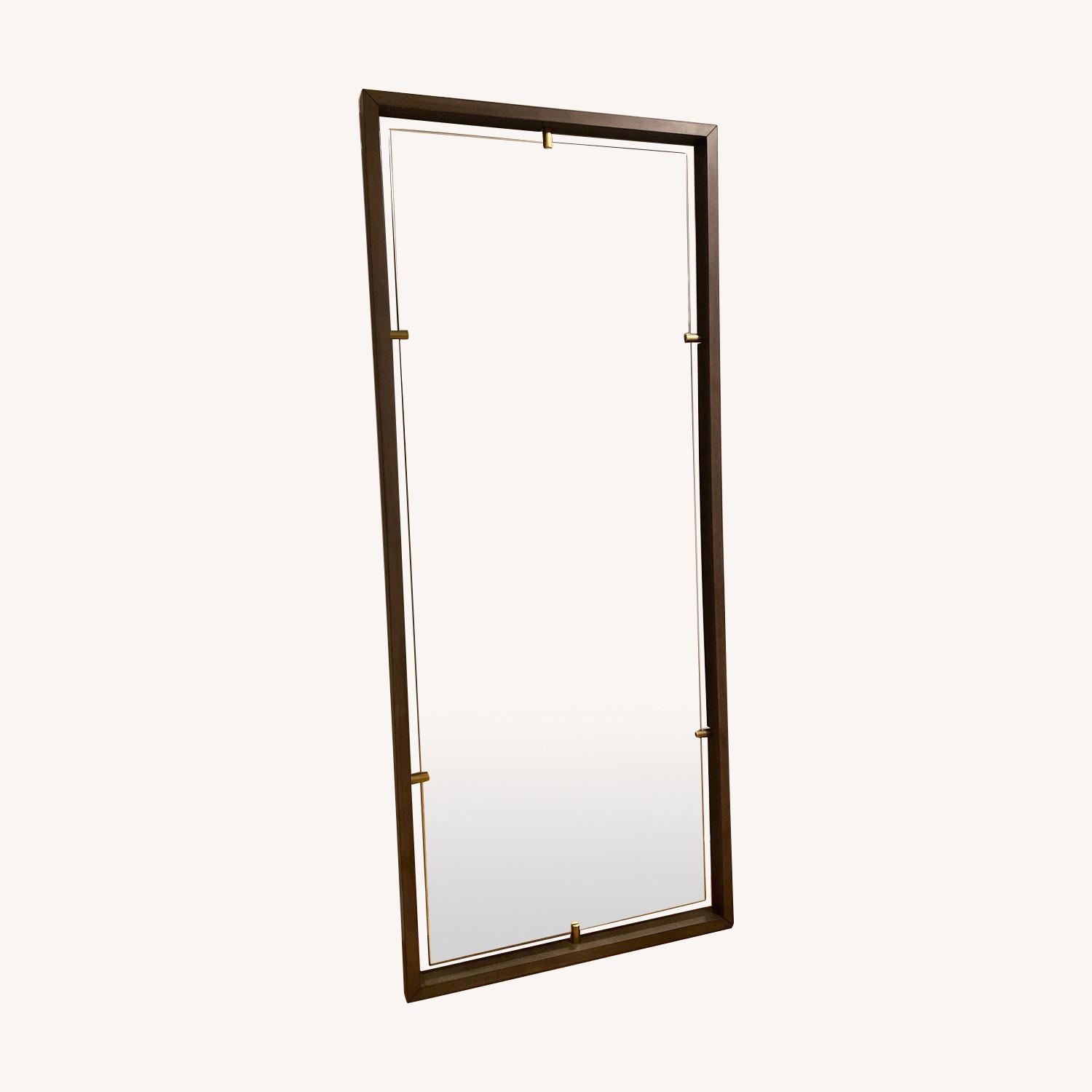 West Elm Floating Suspension Floor Mirror AptDeco