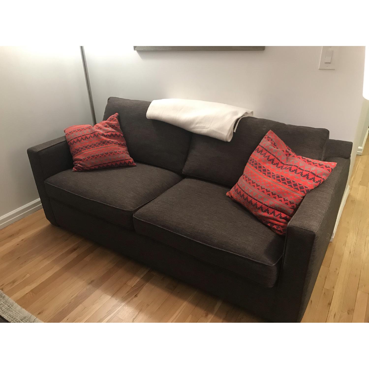 Crate & Barrel Davis Queen Size Sleeper Sofa & Ottoman - image-4