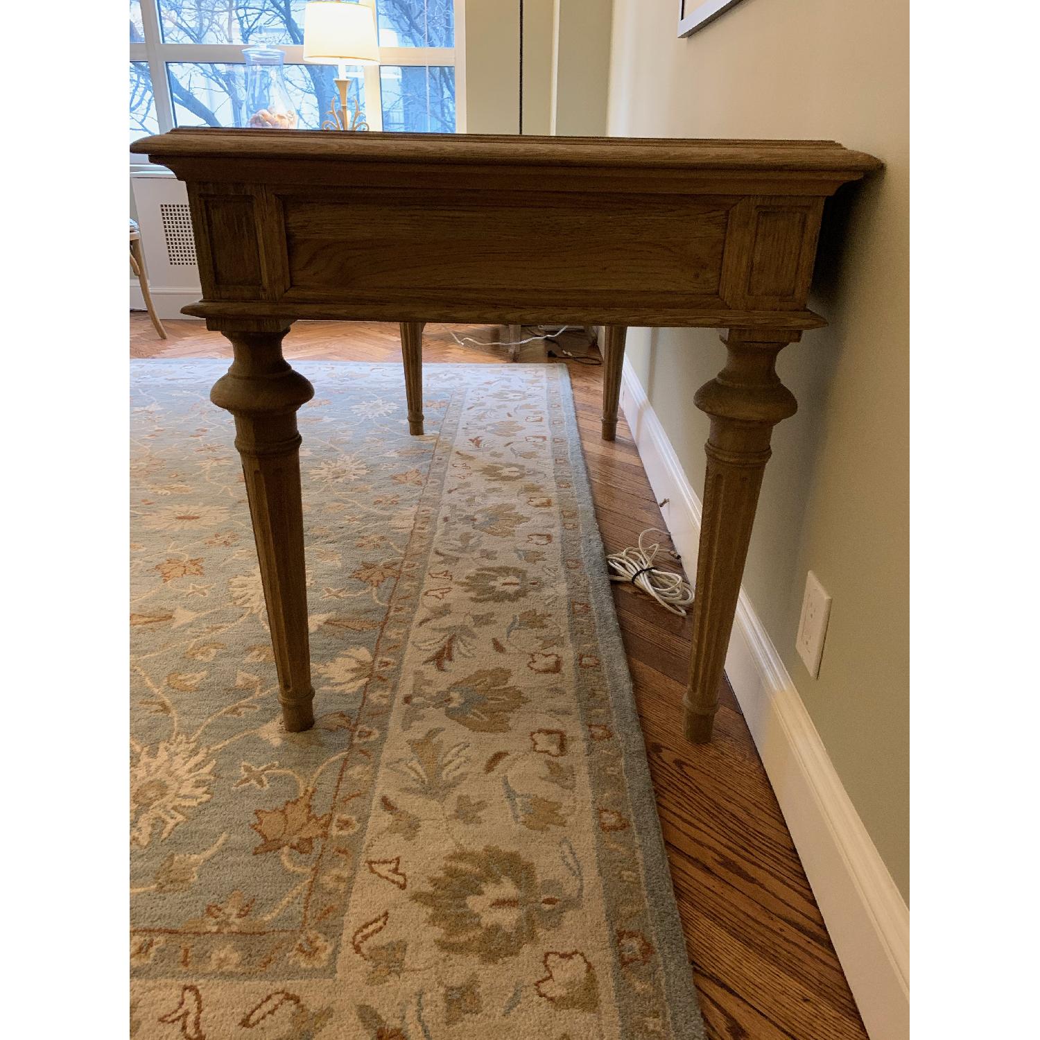 Restoration Hardware French Partner's Desk in Dry Oak - image-6