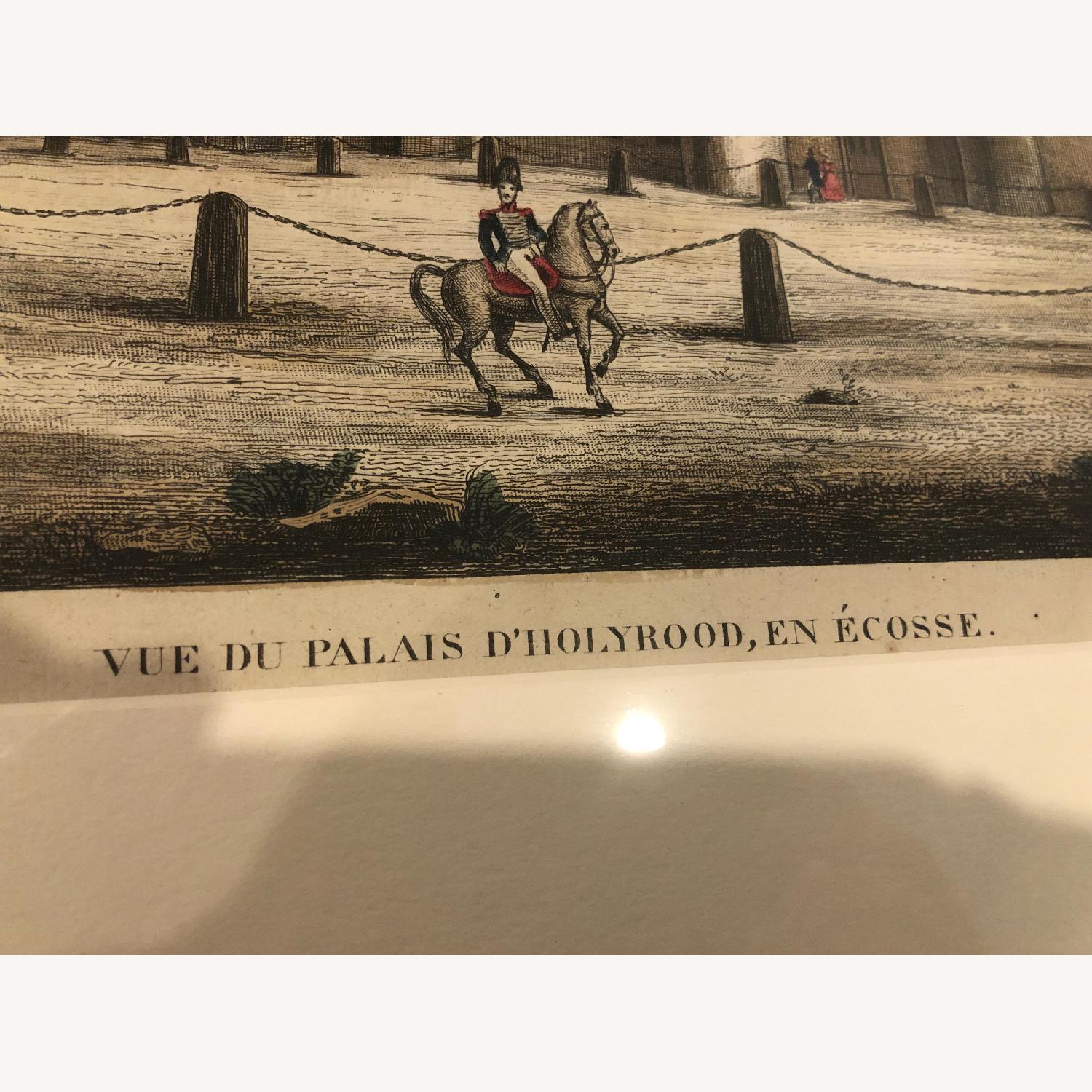 Hand Colored Scottish Castle Print - image-3