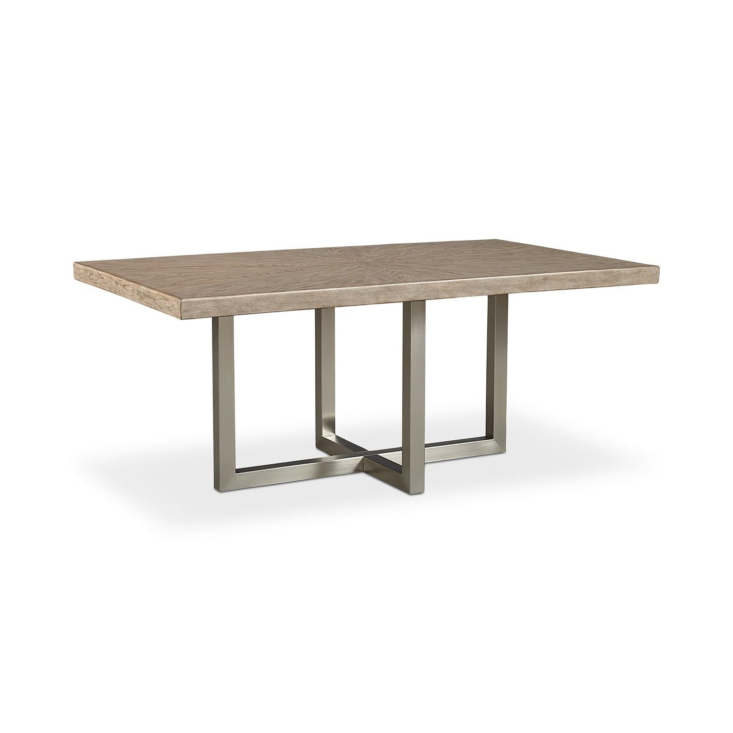 Macy's Rectangular Dining Table w/ 6 Upholstered Chairs - image-8