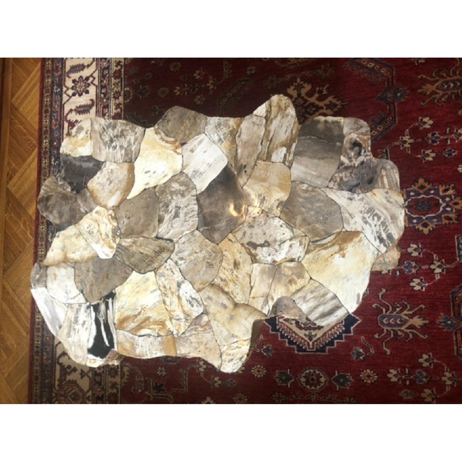 Arhaus Petrified Wood Coffee Table - image-7