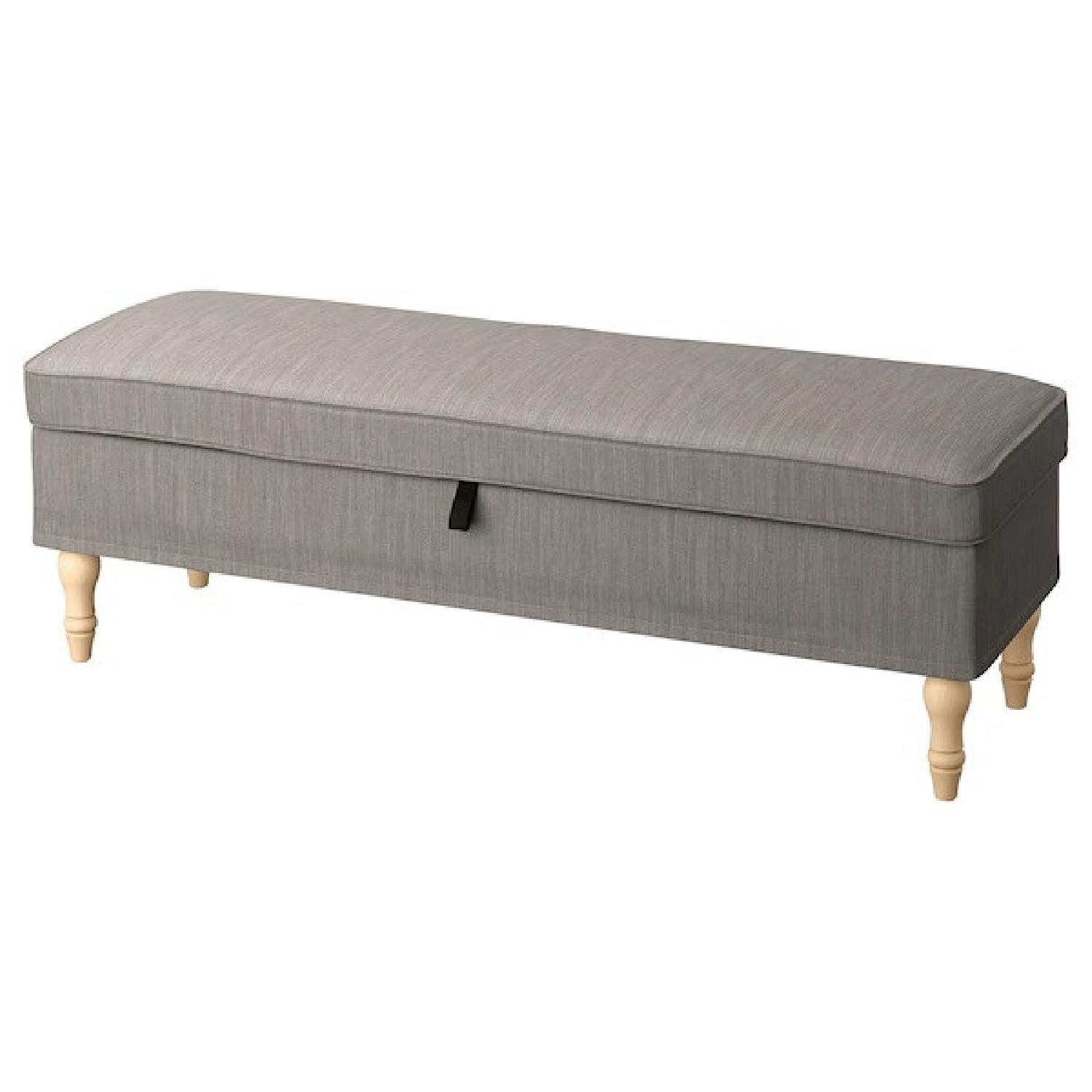 Ikea Upholstered Storage Bench - image-0
