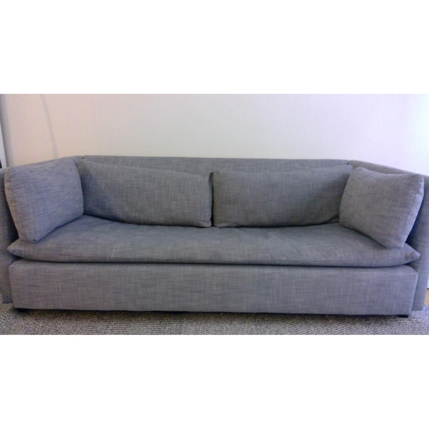 West Elm Shelter Queen Sleeper Sofa - image-1