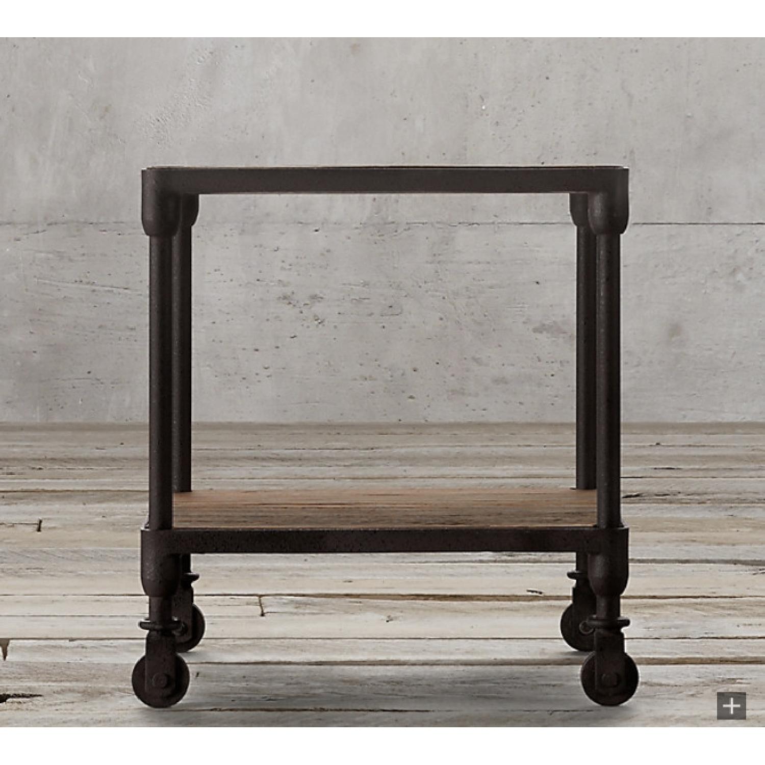 Restoration Hardware Dutch Industrial Side Tables AptDeco