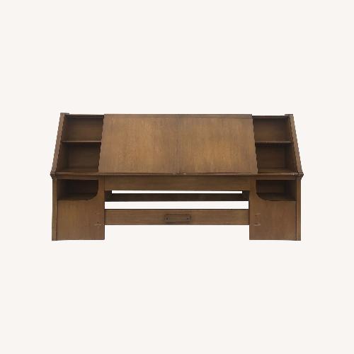 Used Drexel Mid Century Modern King Size Storage Headboard for sale on AptDeco