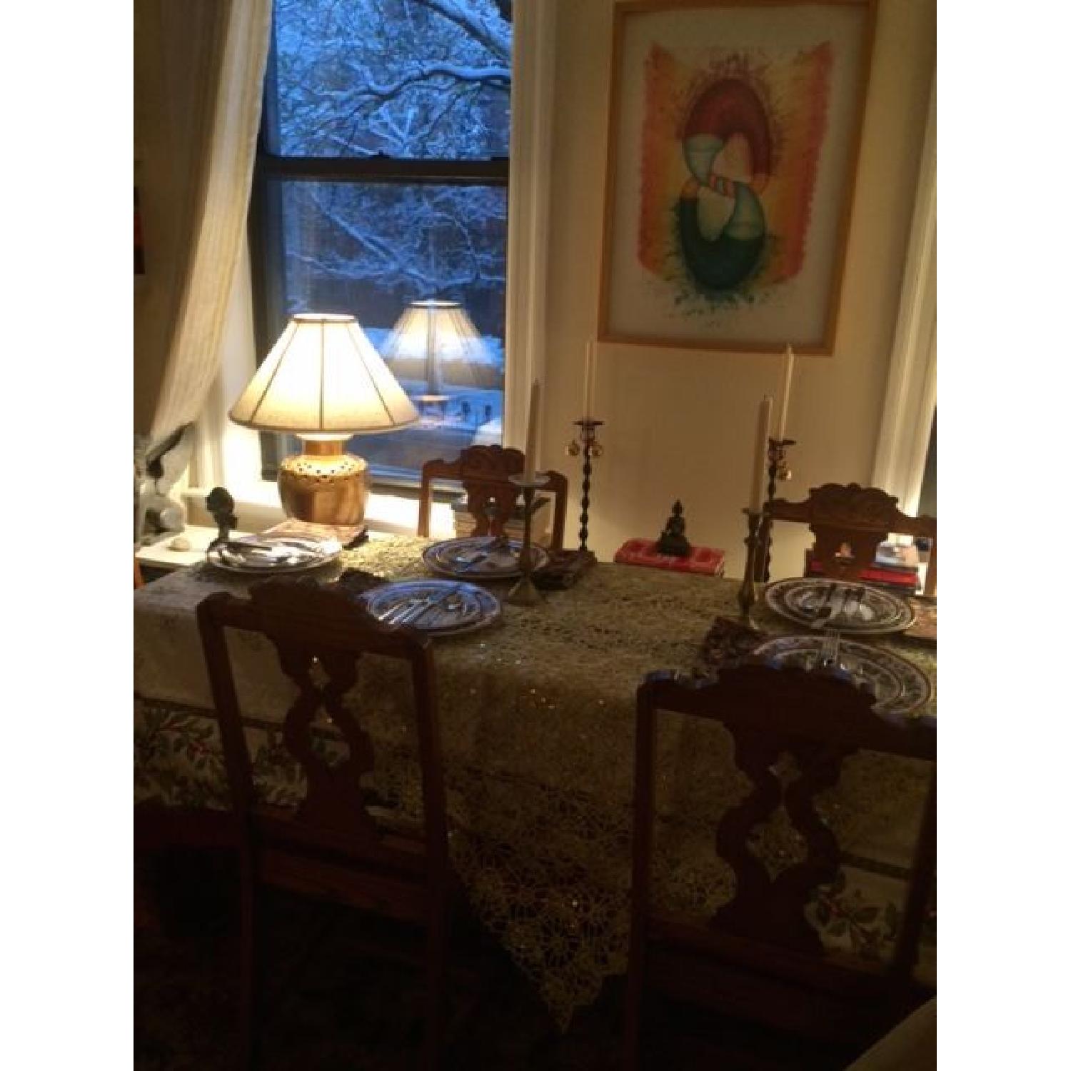 Vintage Drop Leaf Dining Table - image-6