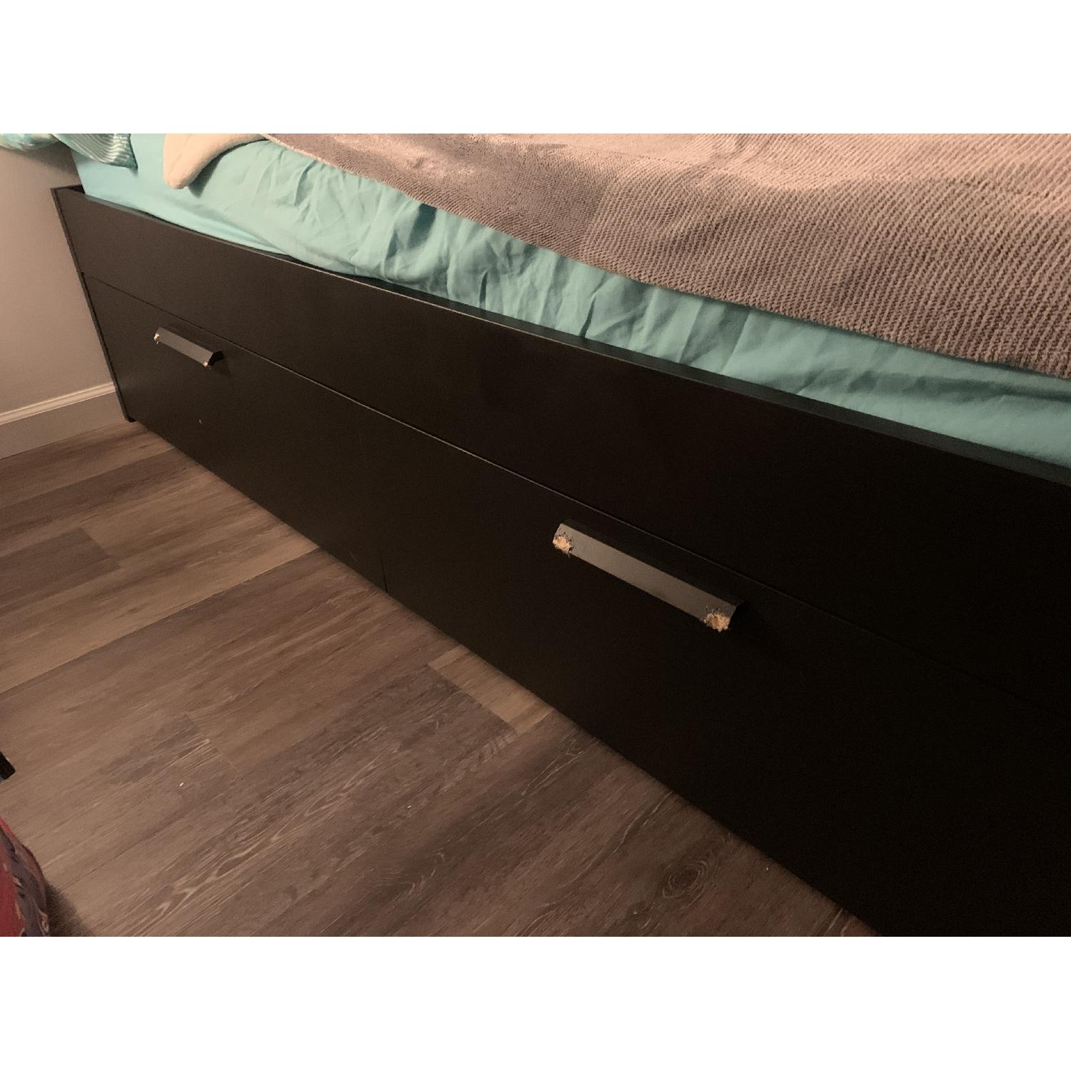 Ikea Brimes Full Size Storage Bed - image-4