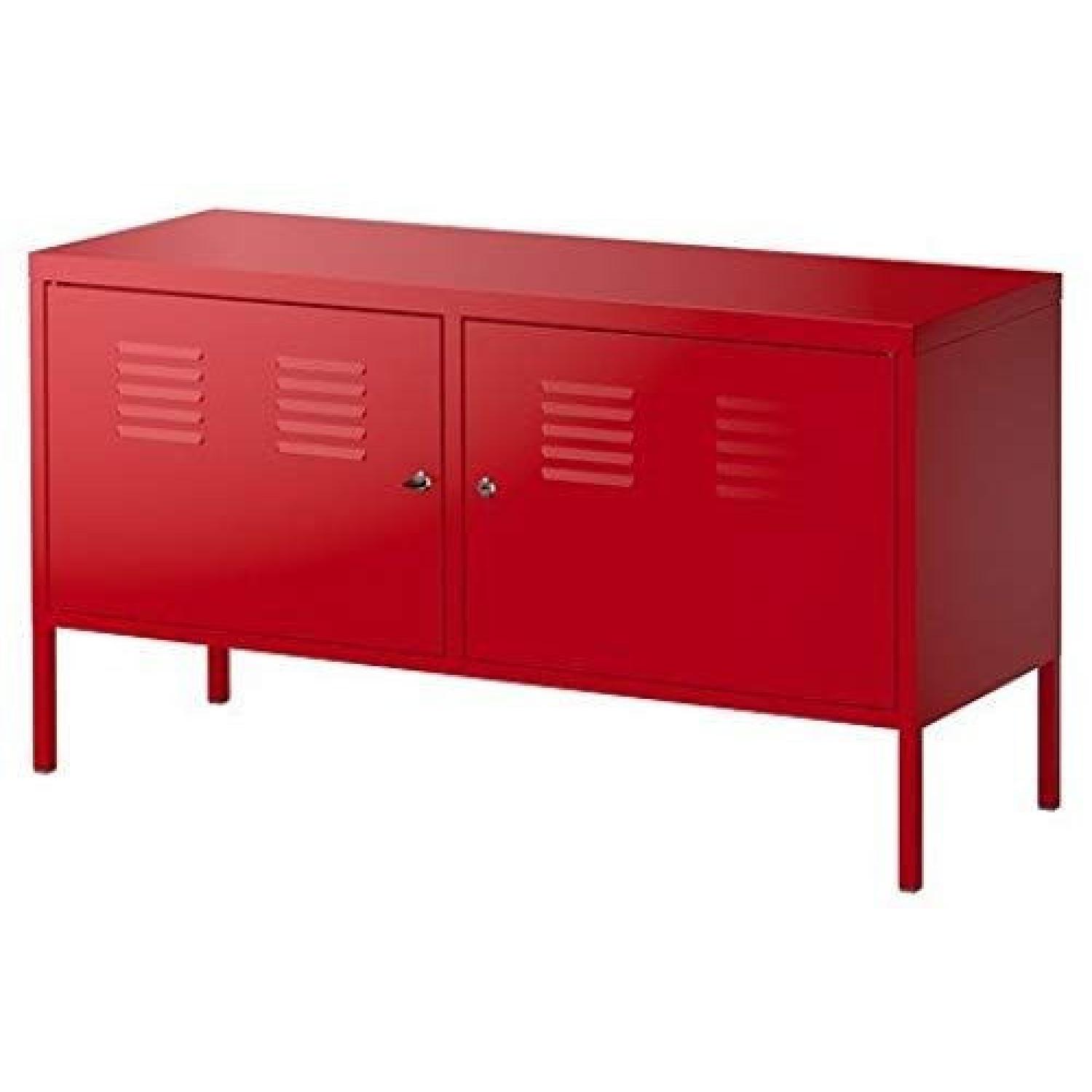Ikea Red Locker/TV Stand AptDeco