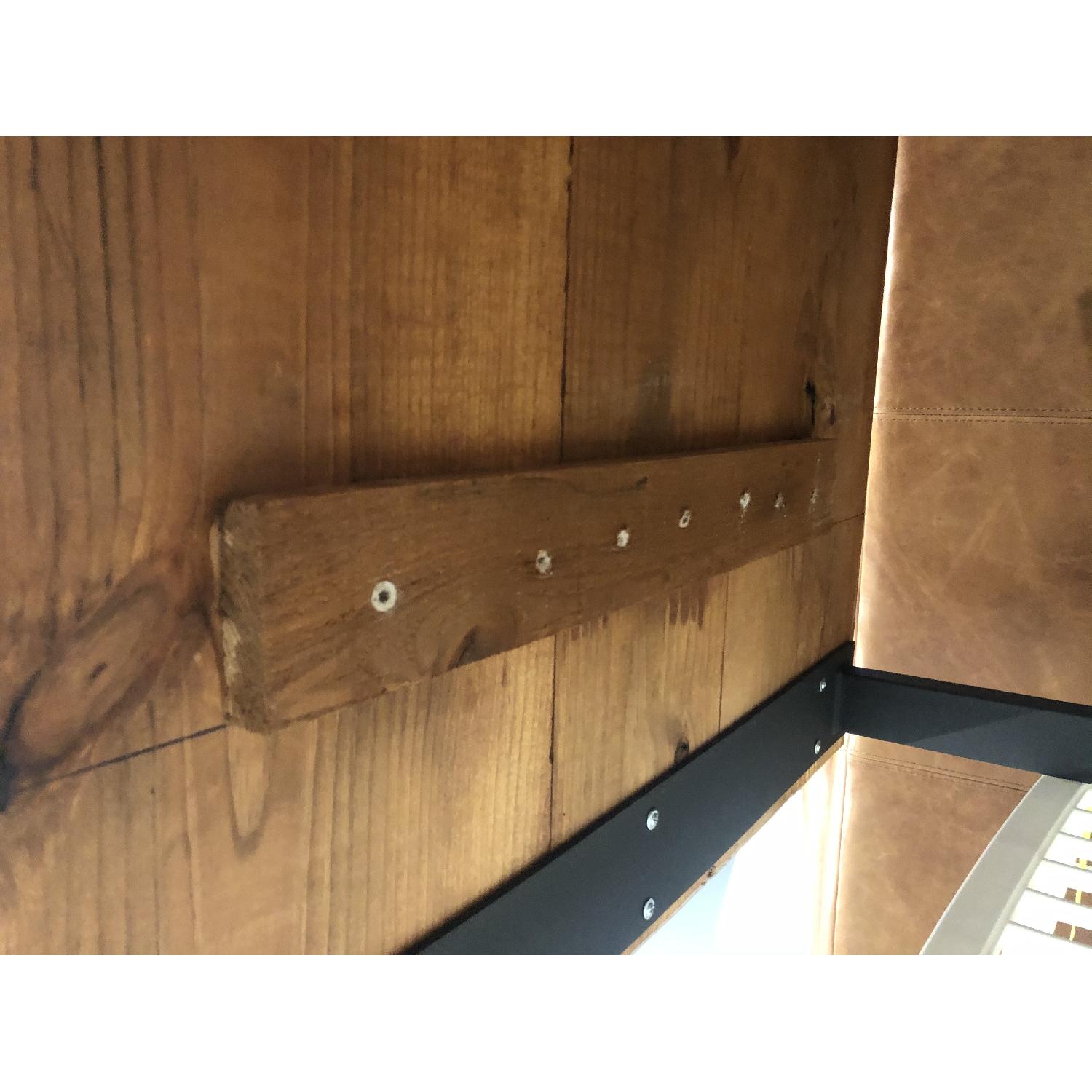 Reclaimed Wood & Metal Dining Table - image-6