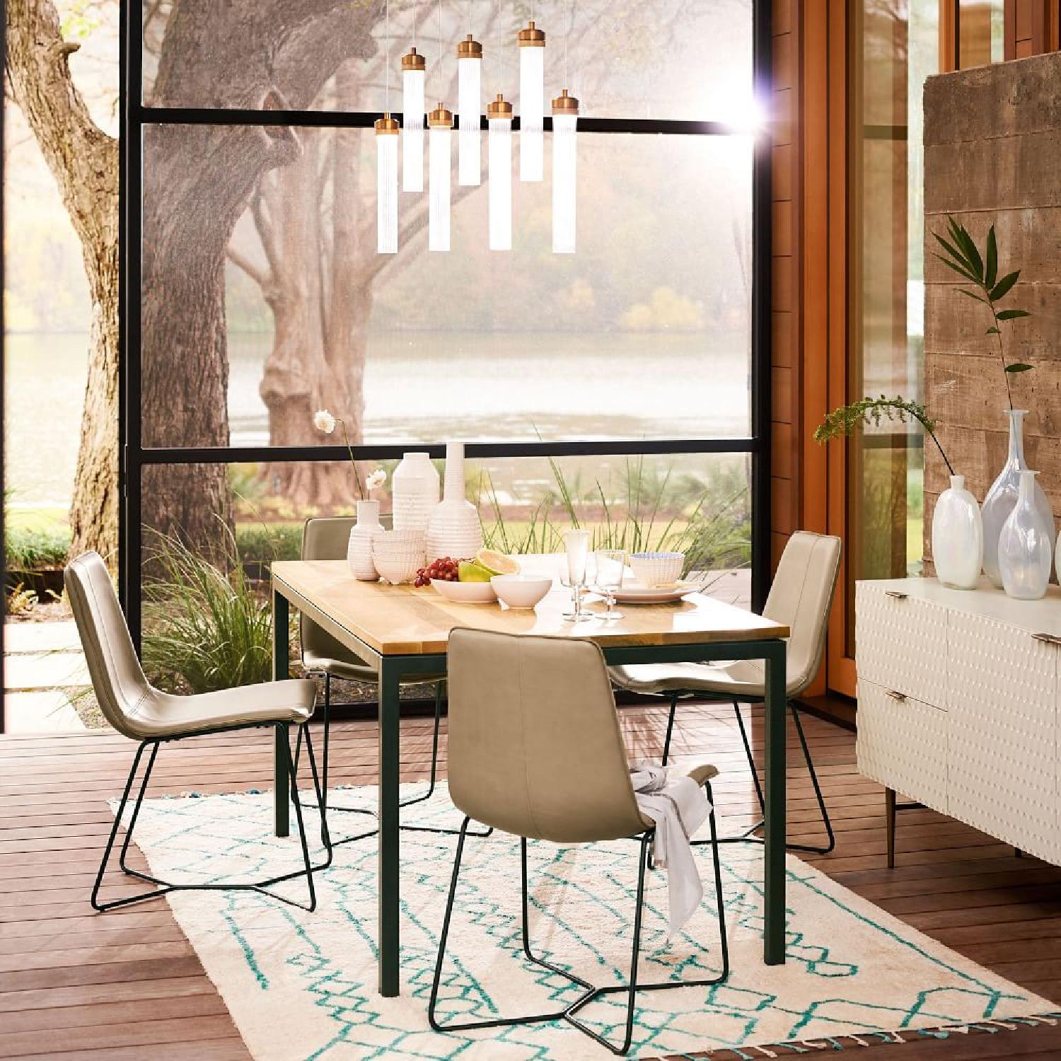 West Elm Box Frame Dining Table - image-6