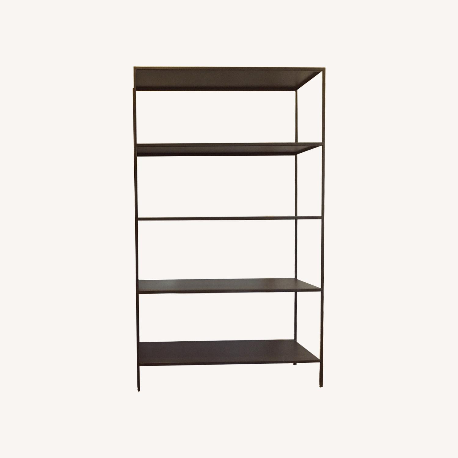 Room & Board Slim Bookcases in Natural Steel - image-0