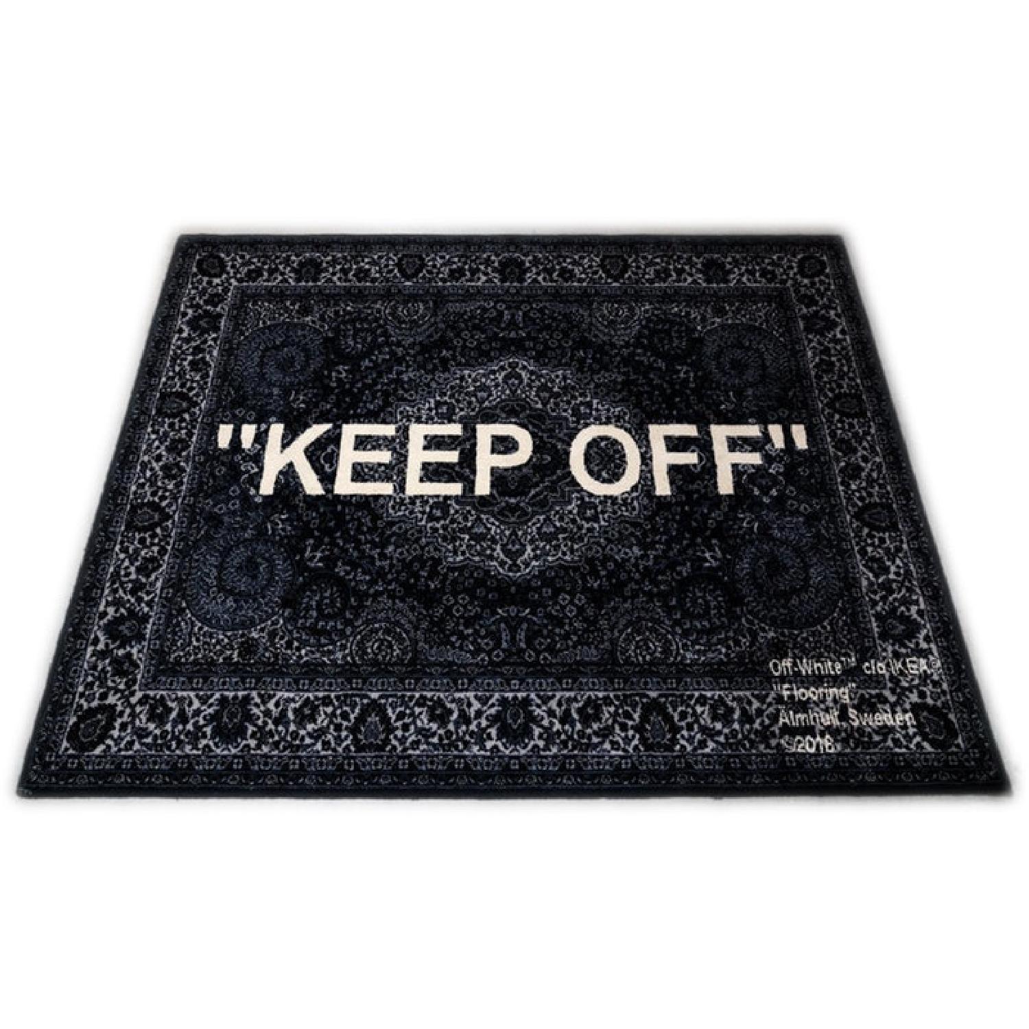 IKEA Virgil Abloh OFFWhite Area Rug AptDeco