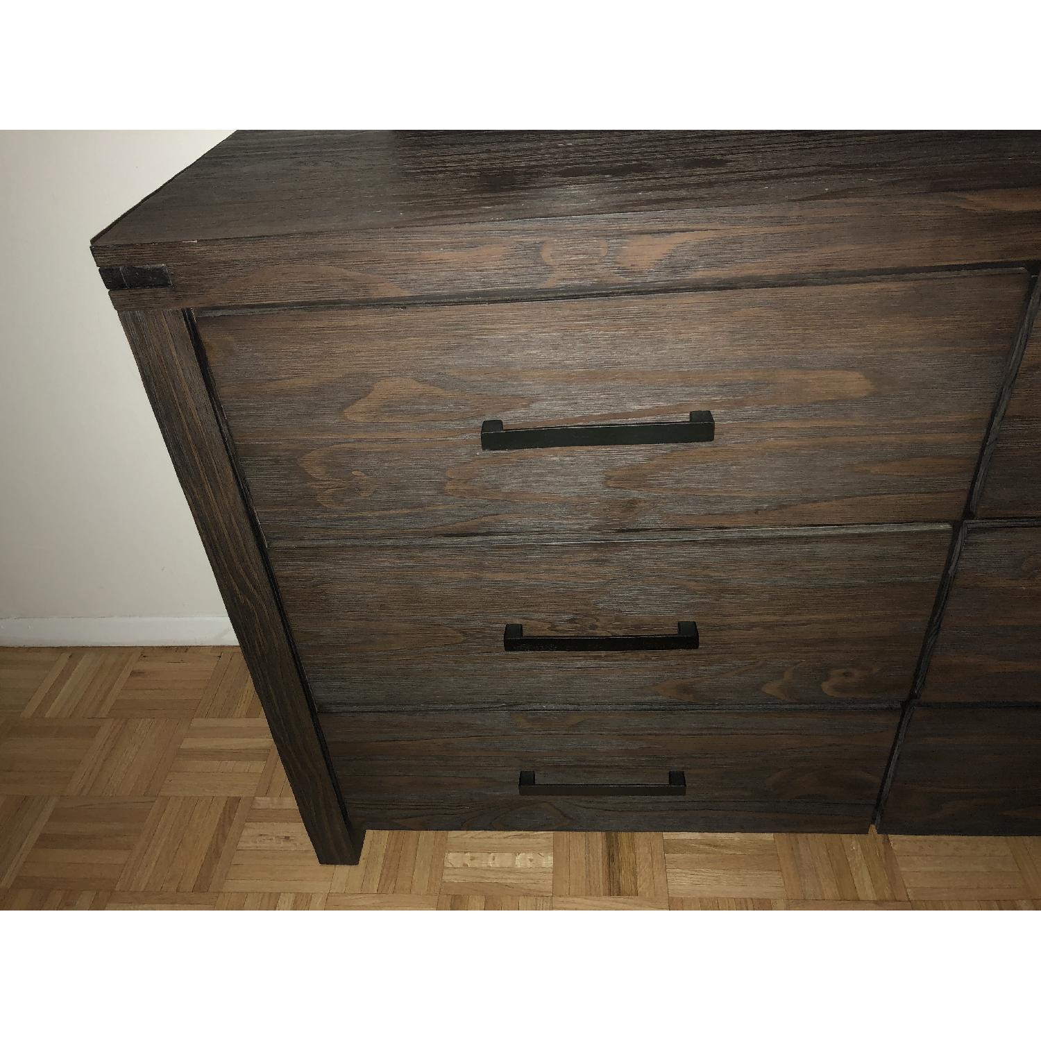 Bobs Furniture Austin Queen Set w/Extra Night Stand&Frams - image-8