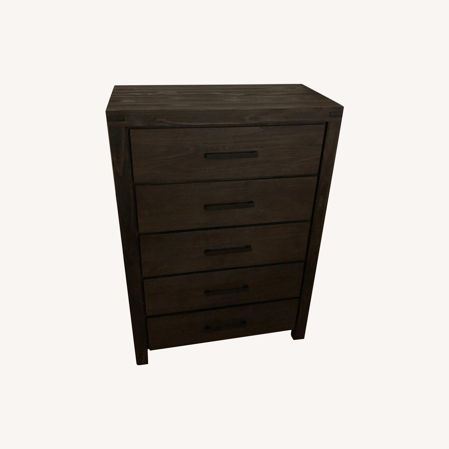 Bobs Furniture Austin Queen Set w/Extra Night Stand&Frams - image-13