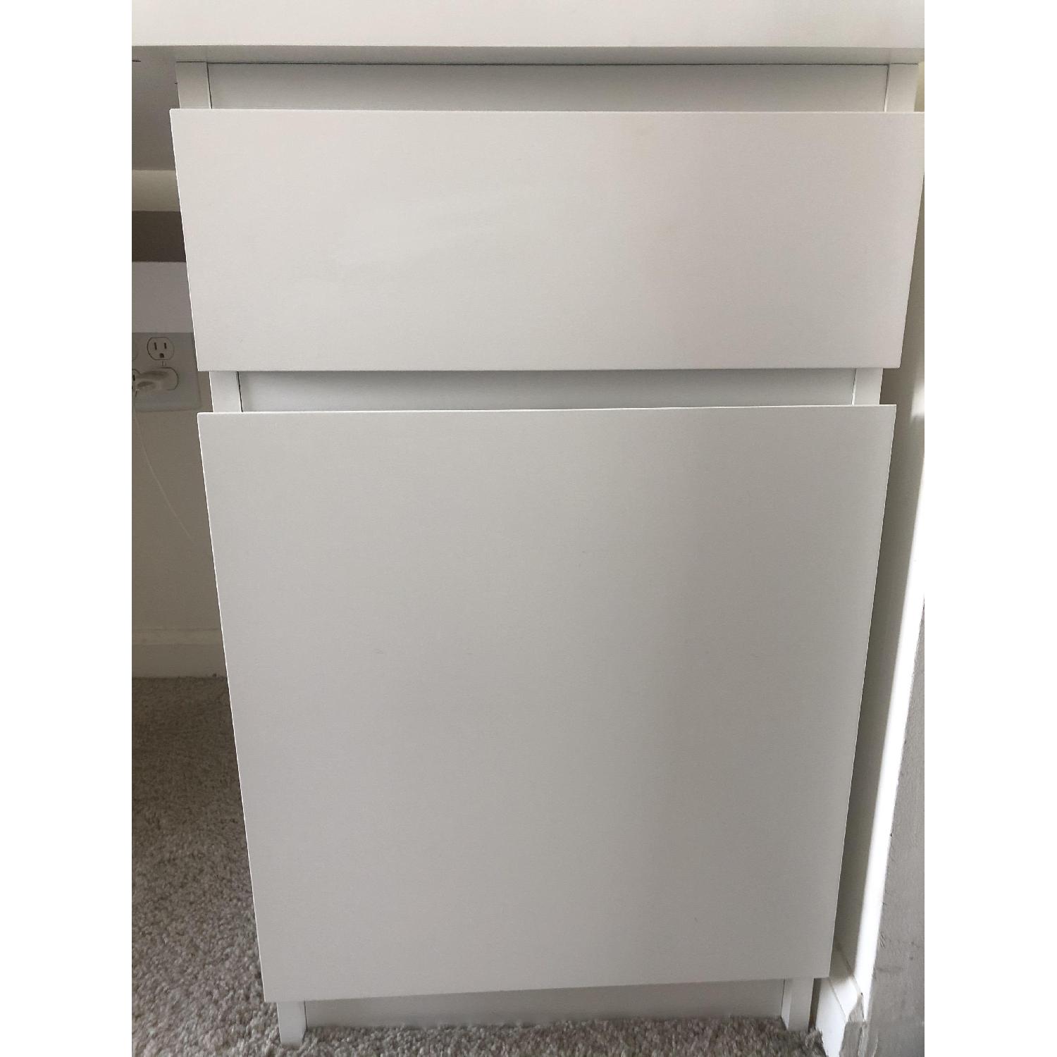 IKEA MALM White Desk - image-6