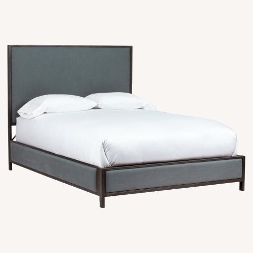 Used One Kings Lane Beverly Bed in Dove Grey Bed for sale on AptDeco