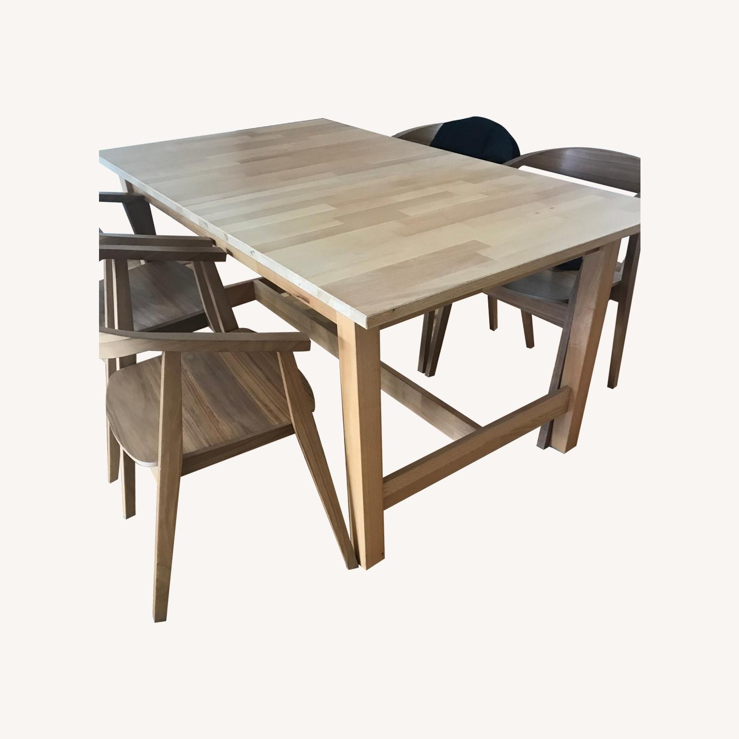 Ikea table and four chairs AptDeco